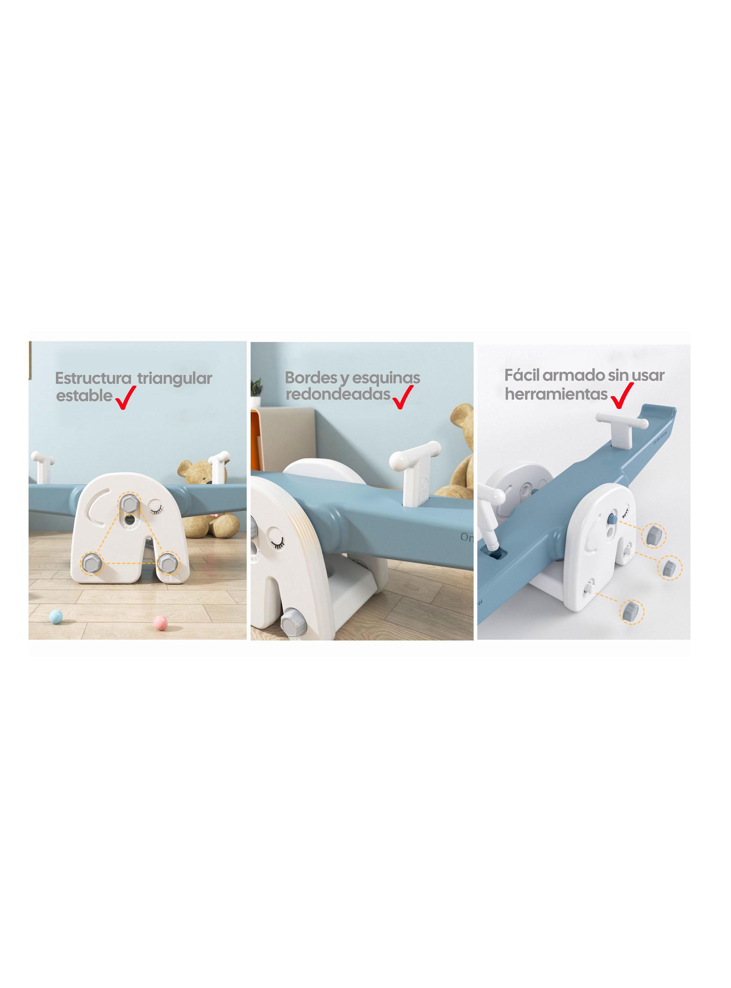 Balancín Infantil Elefante Gris-4