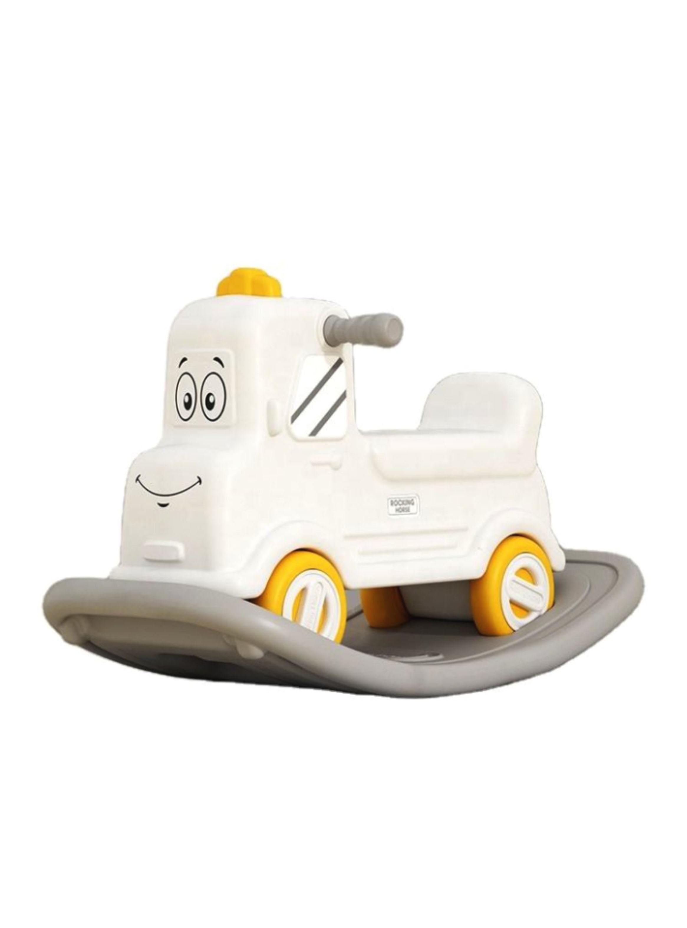Correpasillos Caminador Mecedor Camión 3 en 1 Off White-0