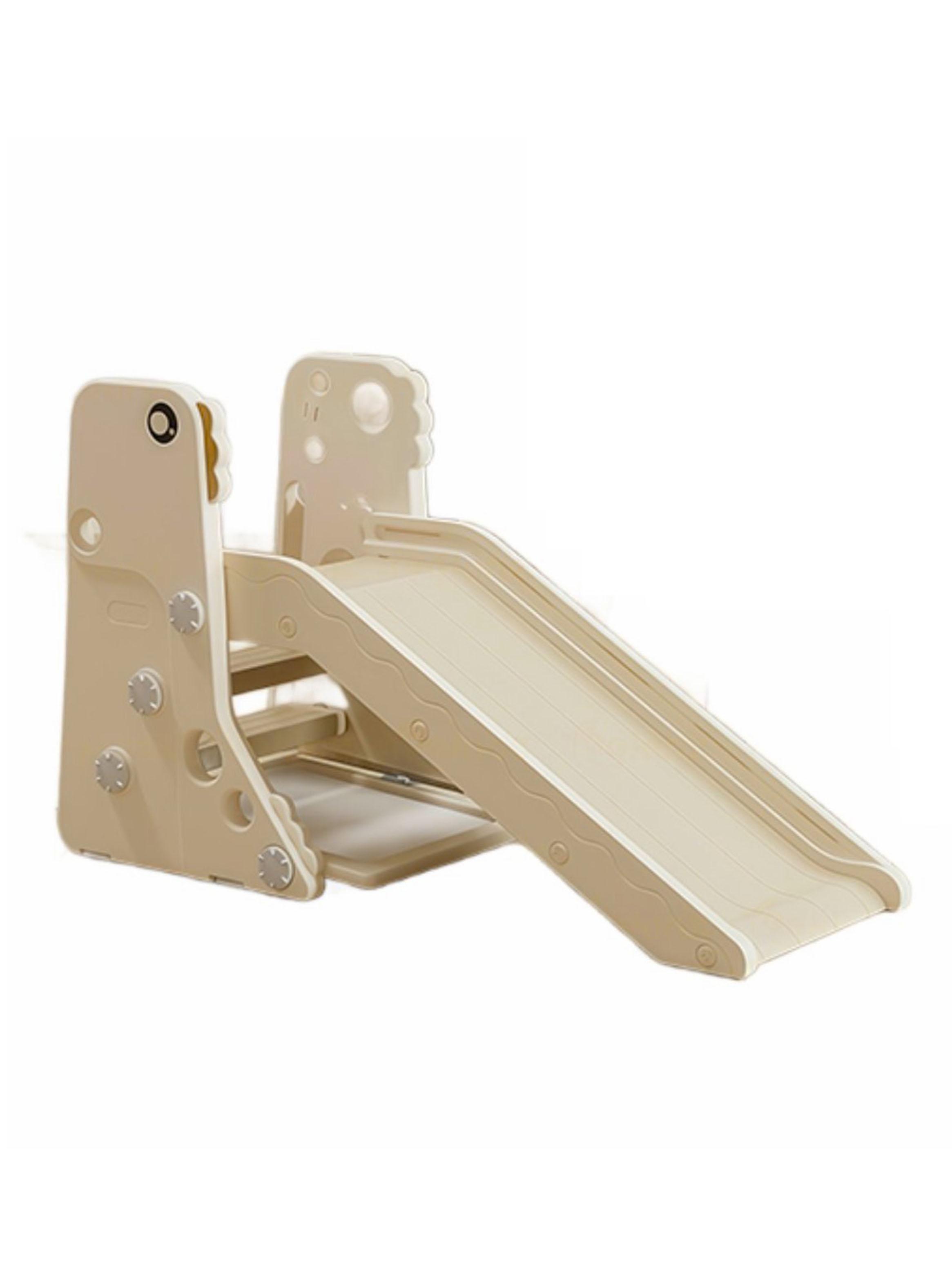 Resbalín Infantil Plegable 4 en 1 con Escritorio Off White-0