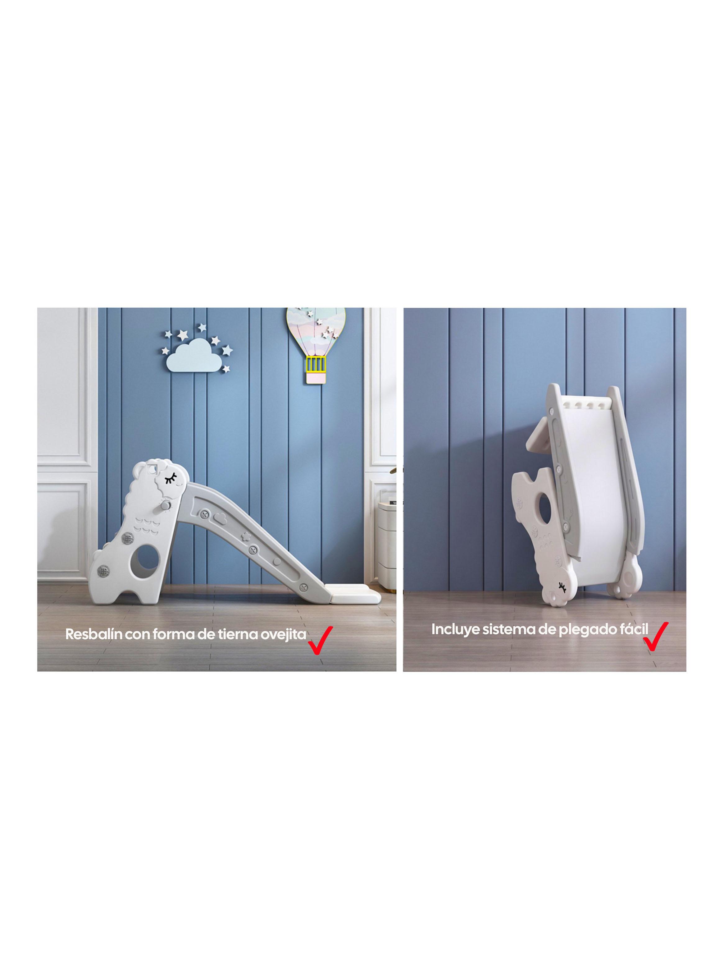 Resbalín Infantil Plegable Crudo Gris-4