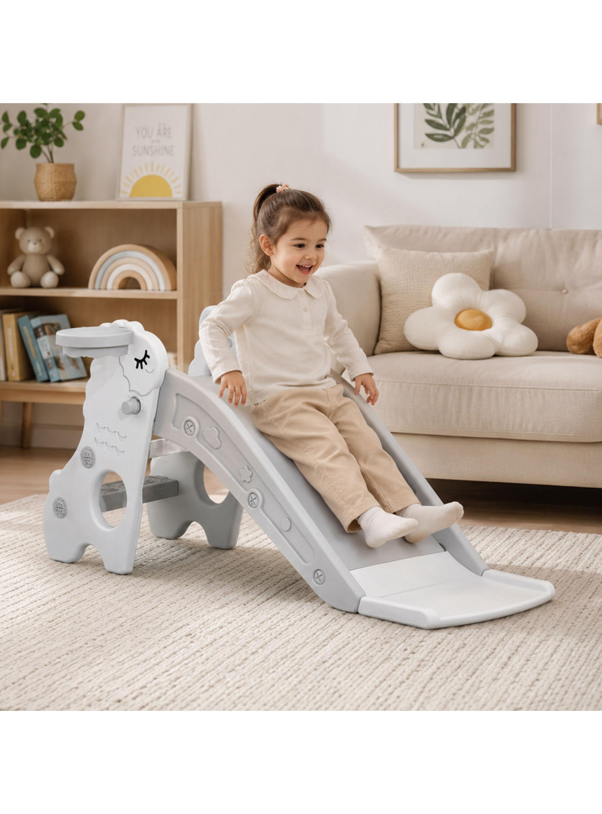 Resbalín Infantil Plegable Crudo Gris-5
