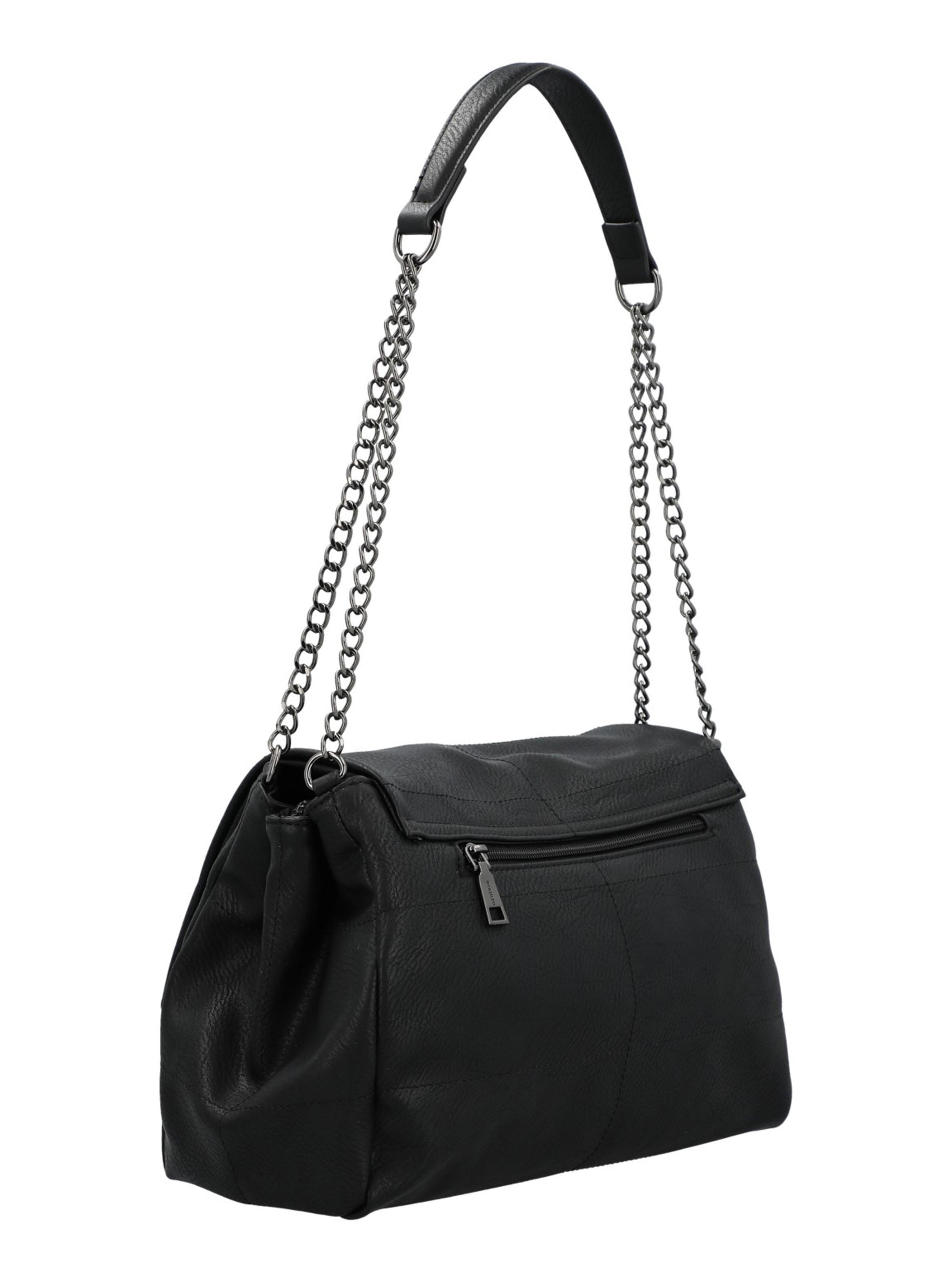 Cartera de Hombro Celeste-3