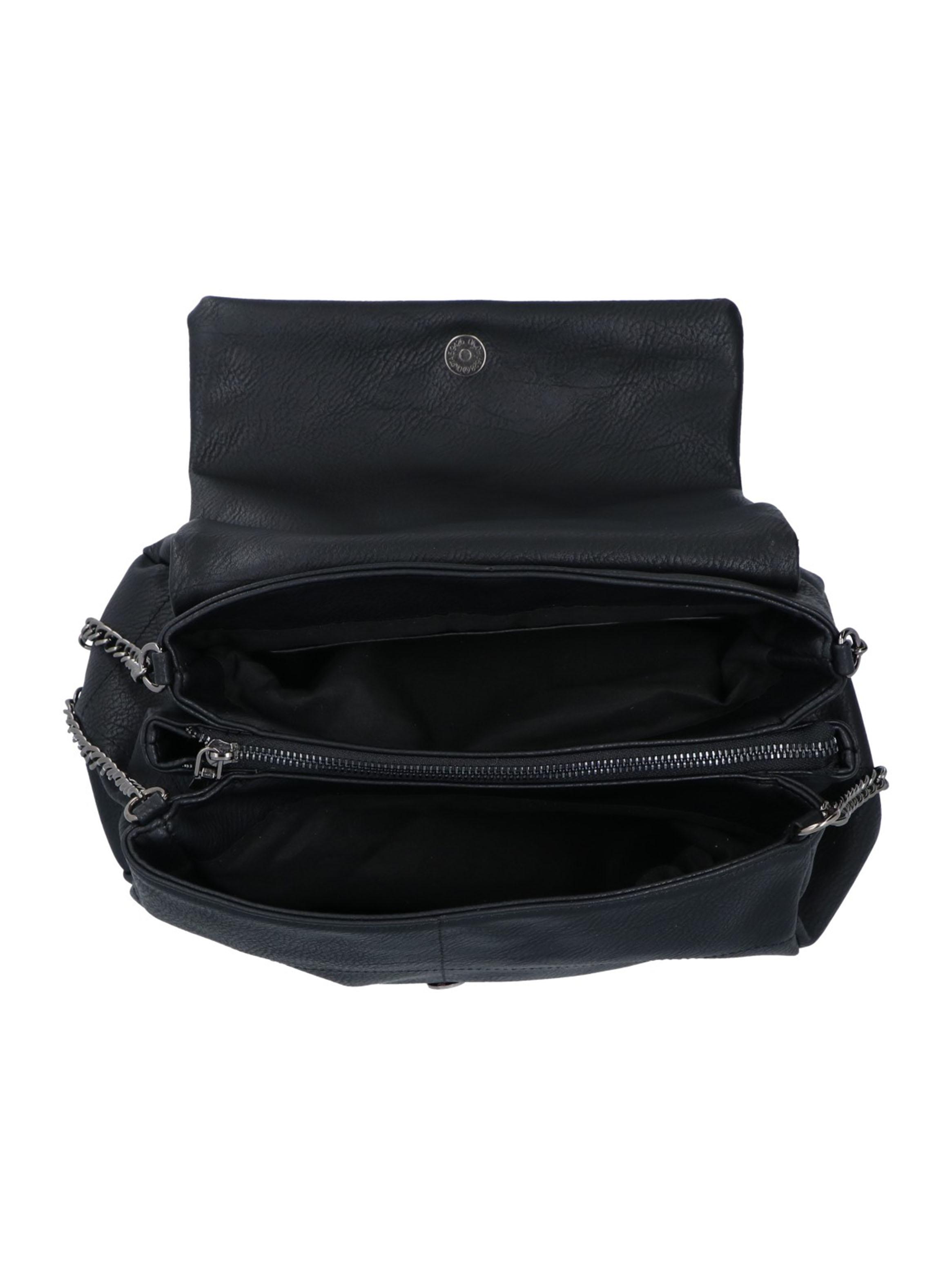 Cartera de Hombro Celeste-4