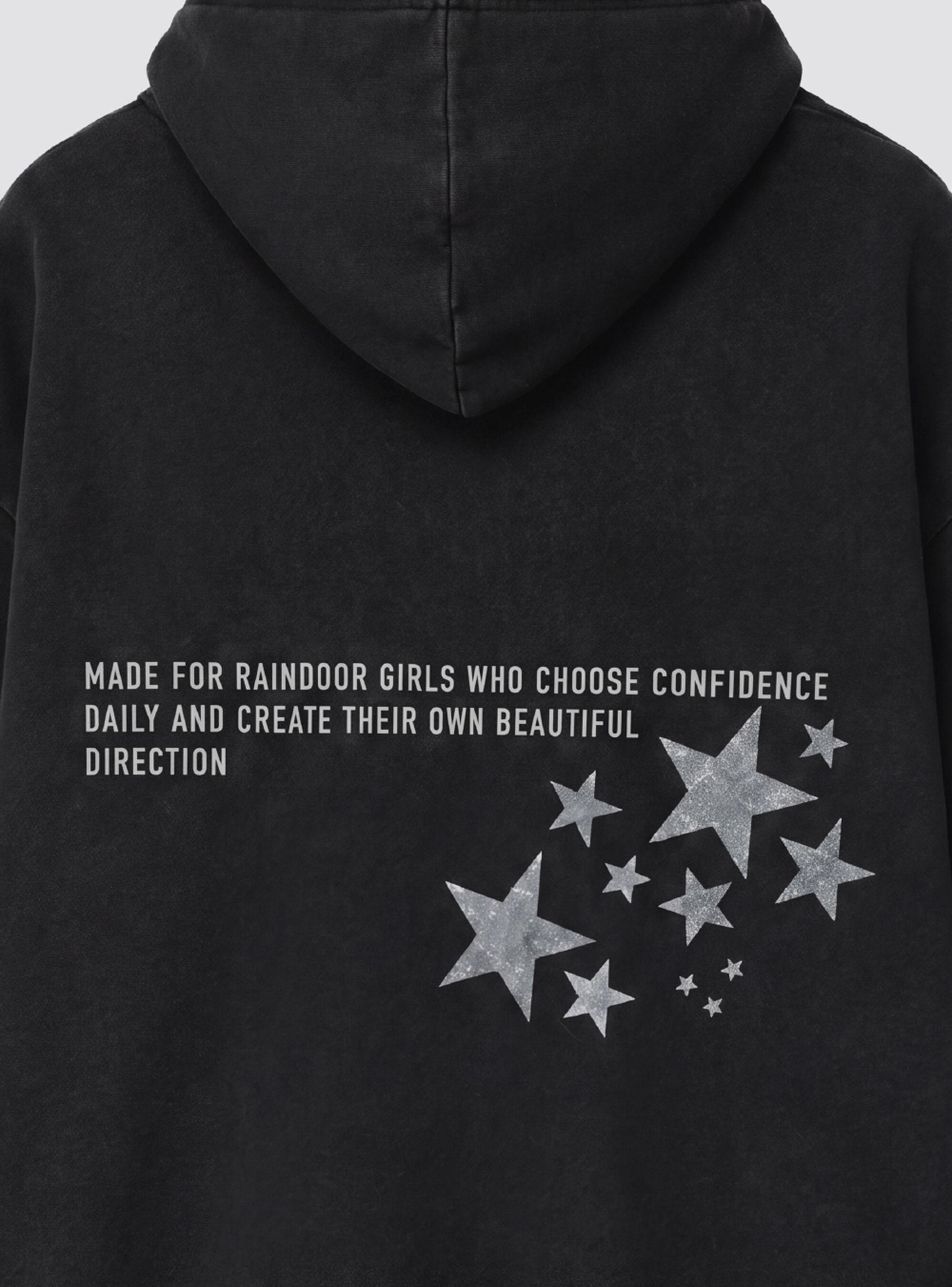 Polerón Hoodie Girls Black-2