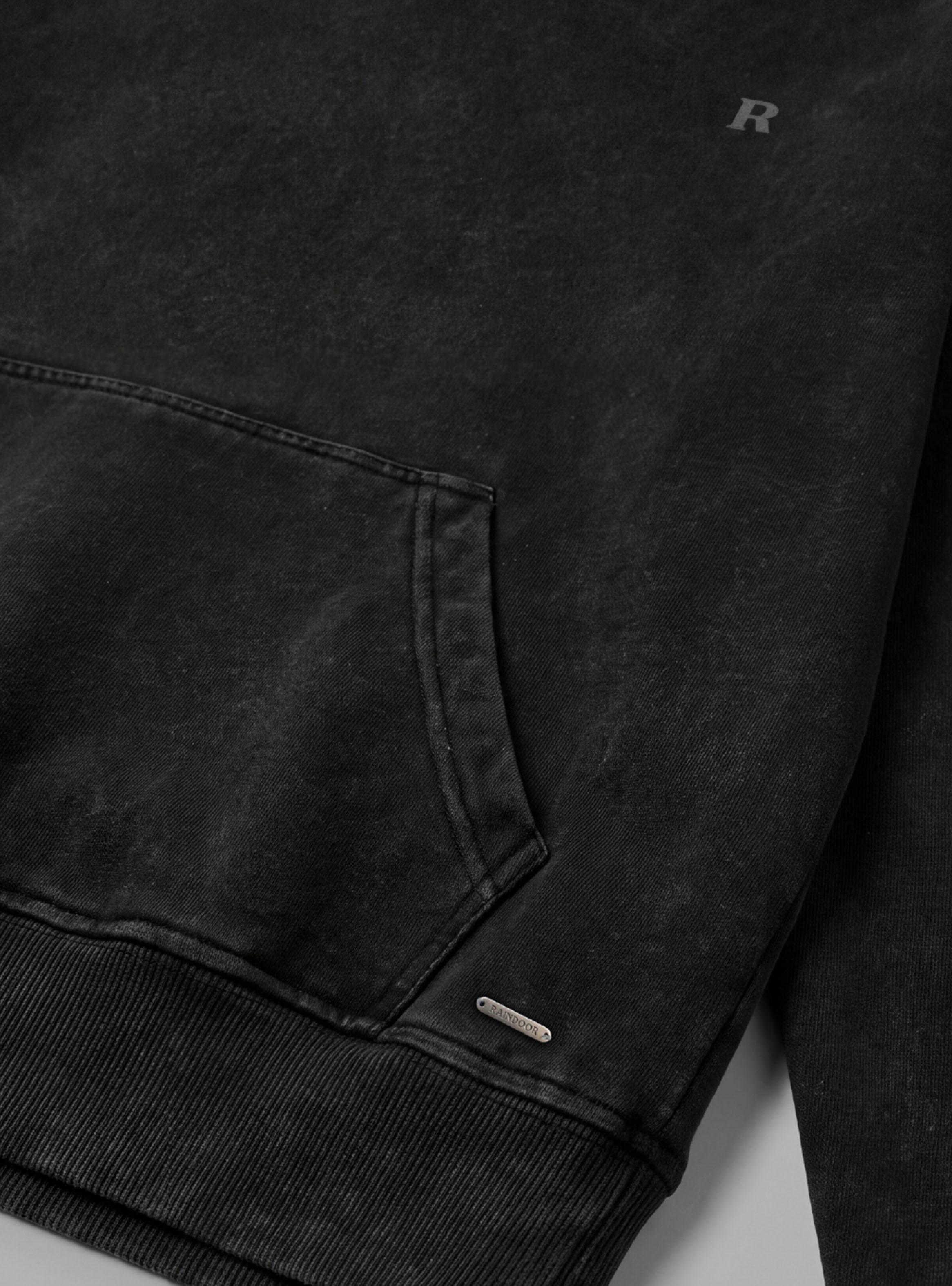 Polerón Hoodie Girls Black-3