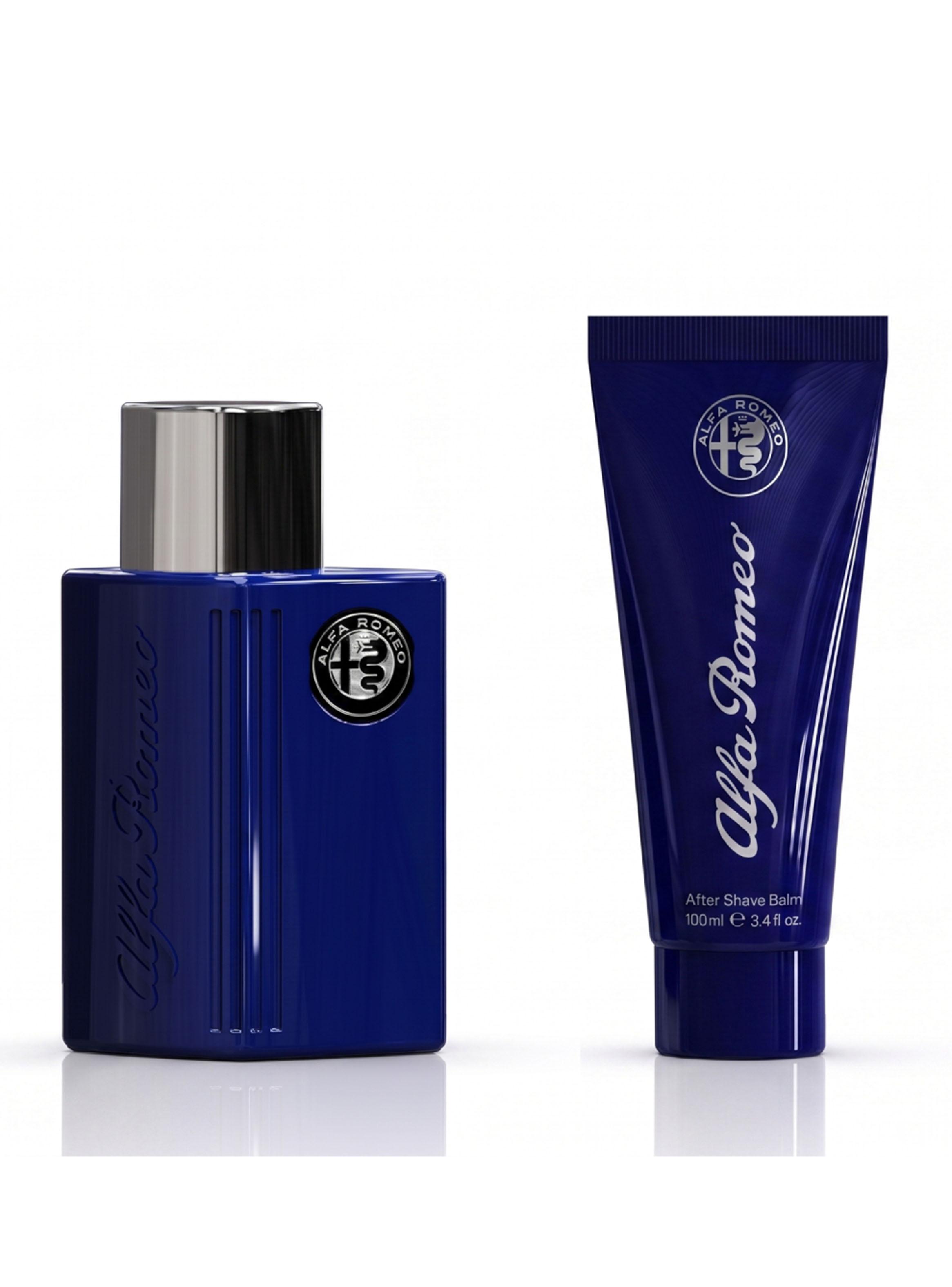Set Perfume Alfa Romeo Blue EDT Hombre 75 ml + After Shave 100 ml-0