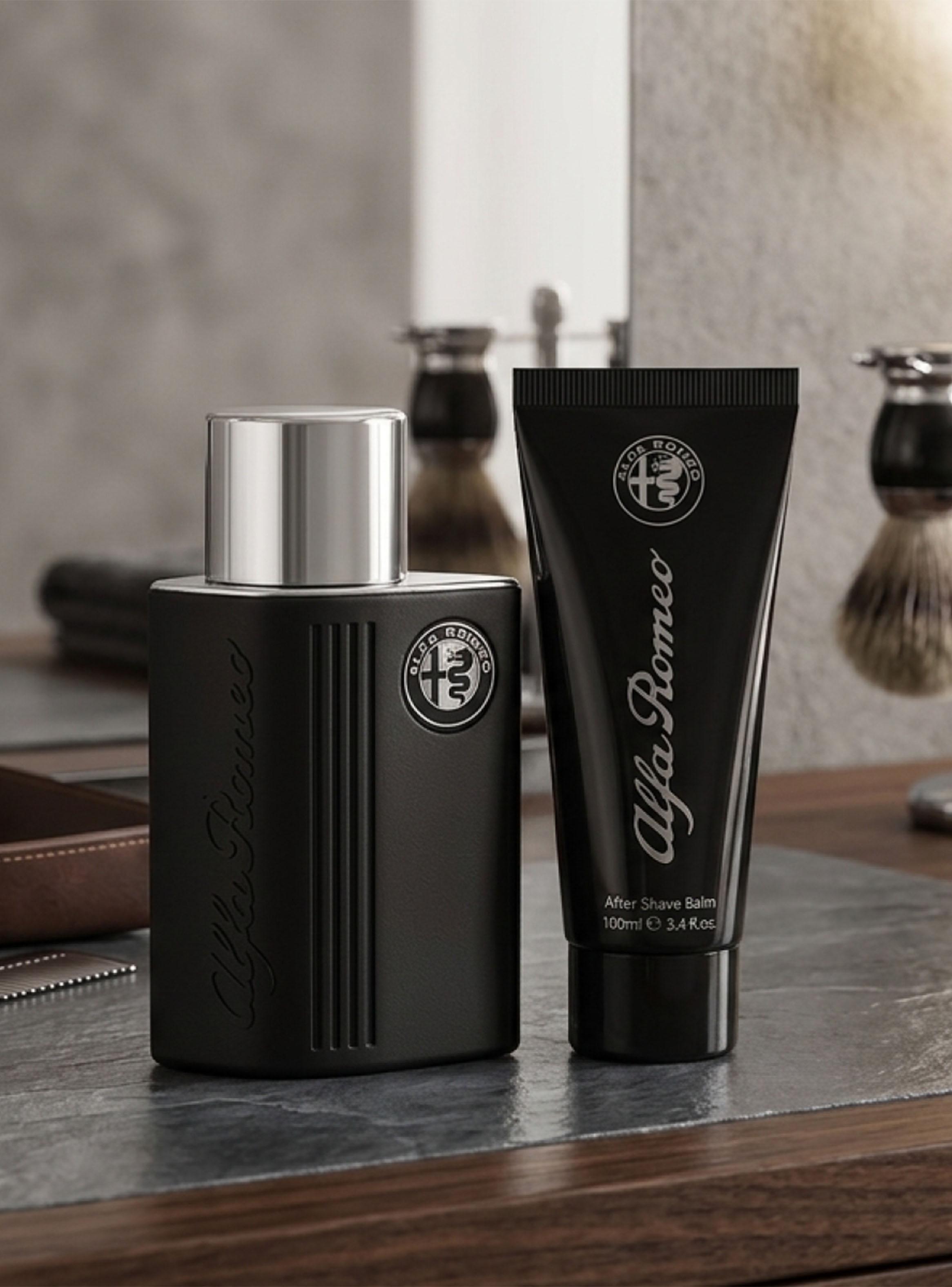 Set Perfume Alfa Romeo Black EDT Hombre 75 ml + After Shave 100 ml-2
