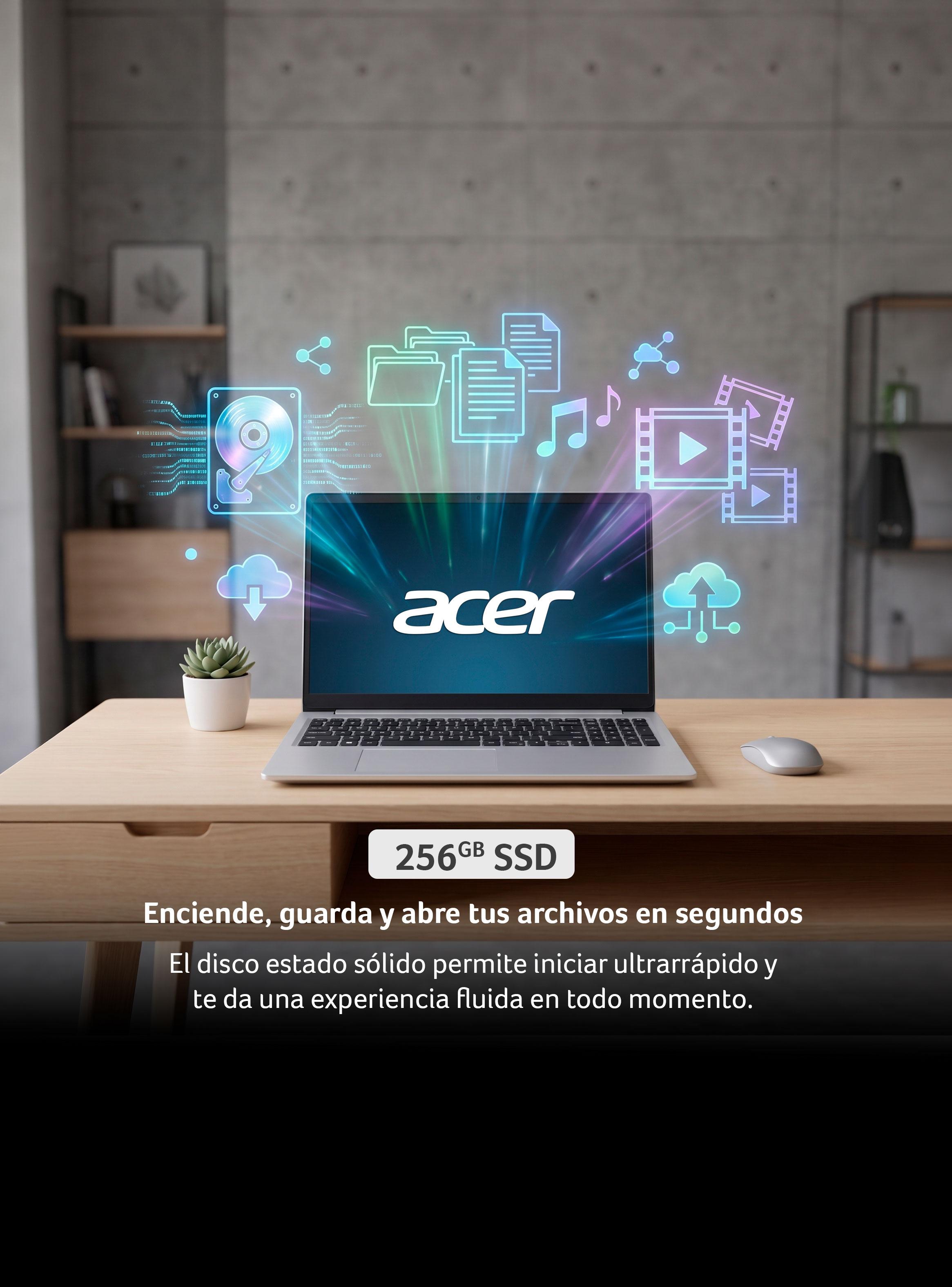 Notebook Aspire Lite AL15-46P-R7M1-1 Ryzen 3 12GB RAM 256GB SSD 15.6'' FHD 60Hz-3