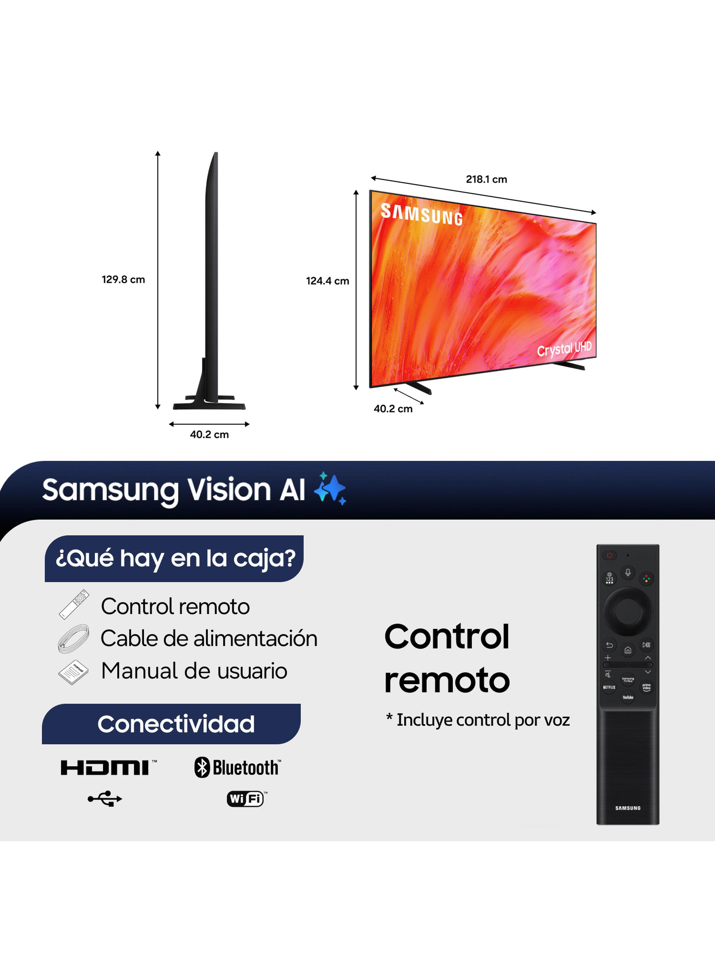 LED Smart TV 98'' 4K Crystal UHD Vision AI U9500H 2026 + Control por Voz-1
