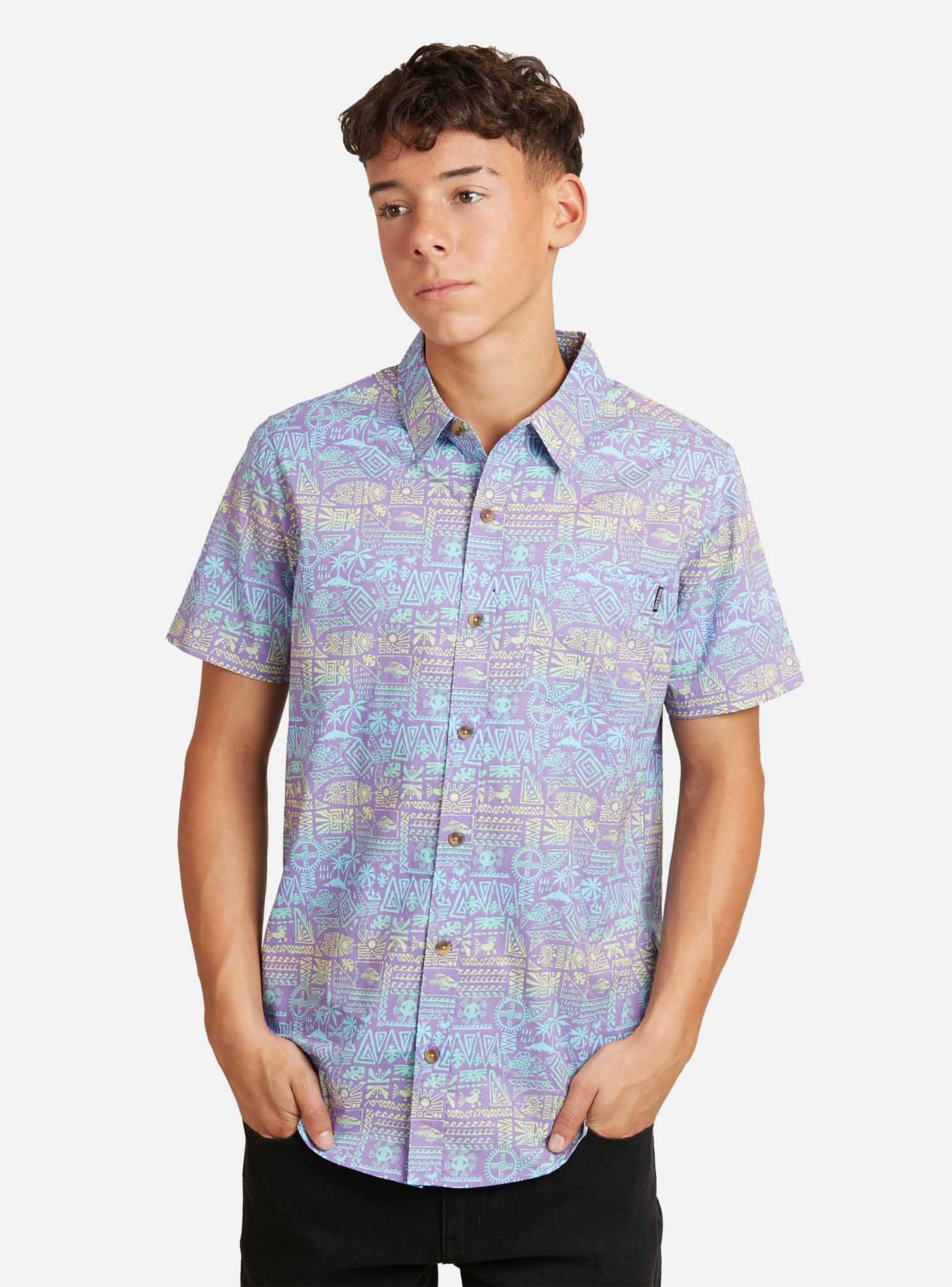 Camisa Estampado Multicolor Niño-0