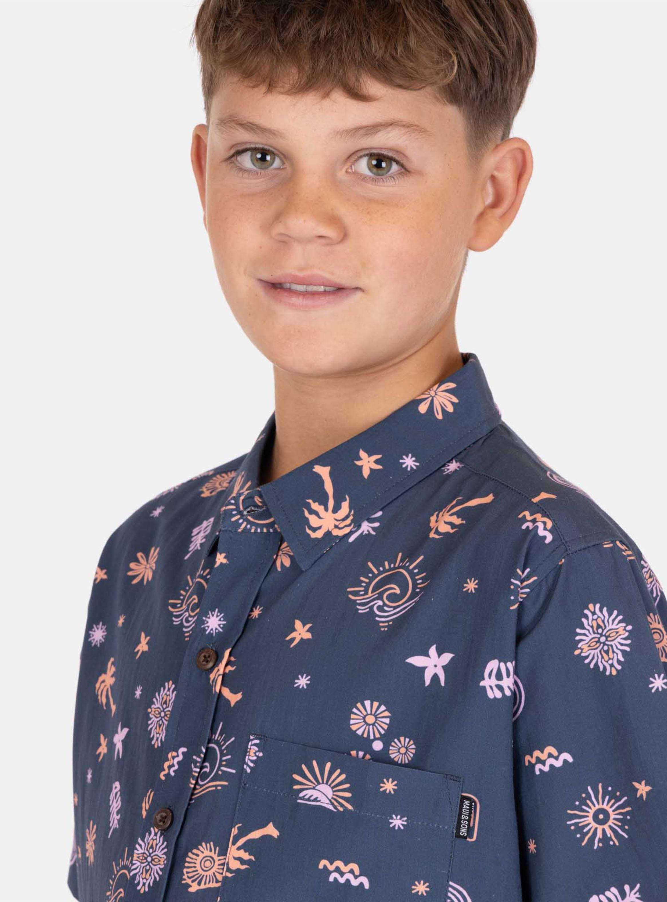 Camisa Mini Print Color-2