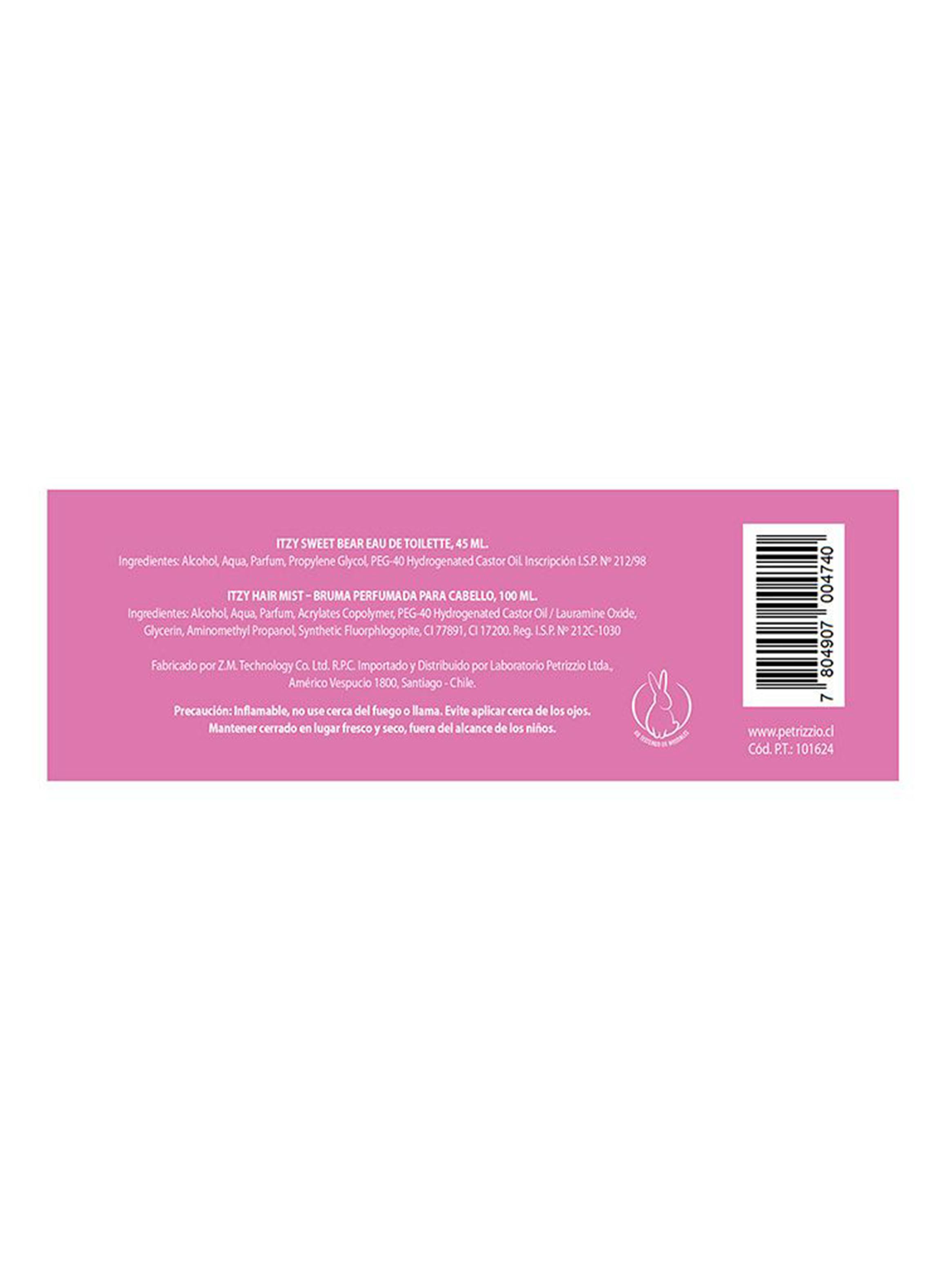Set Itzy Sweet Bear EDT Mujer 45 ml + Hair Mist 100 ml-2