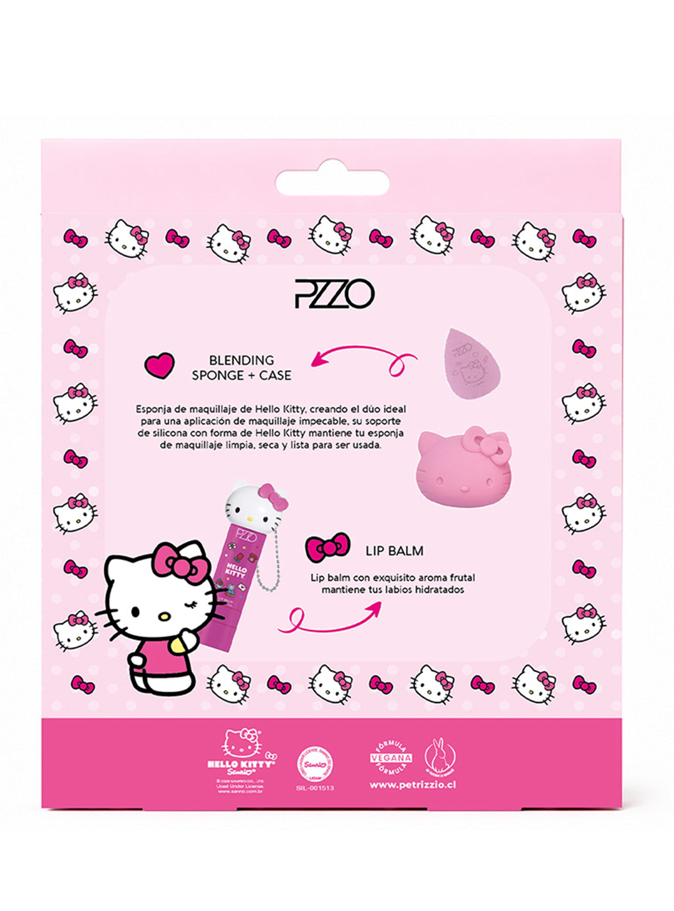 Set de Belleza Hello Kitty Cutie Squad Blend Esponja + Bálsamo Labial-2