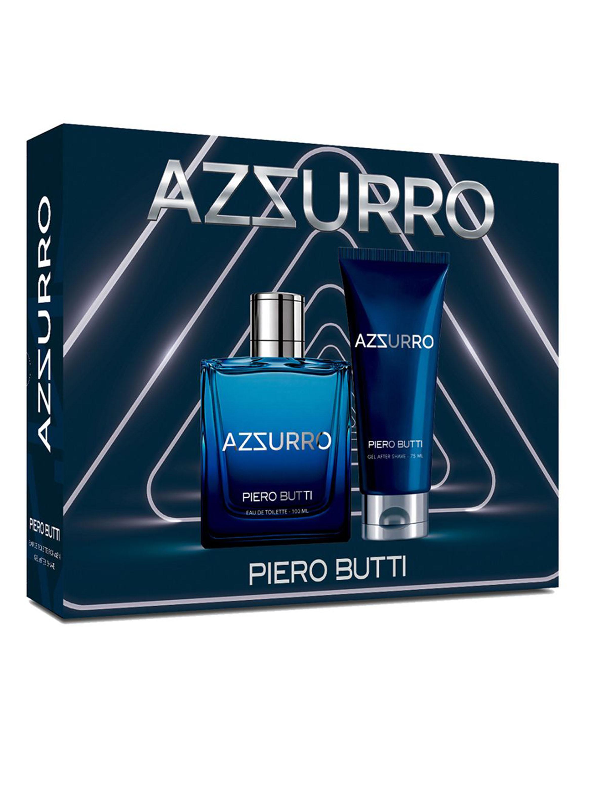 Set Perfume Azzurro EDT Hombre 100 ml + After Shave 75 ml-1