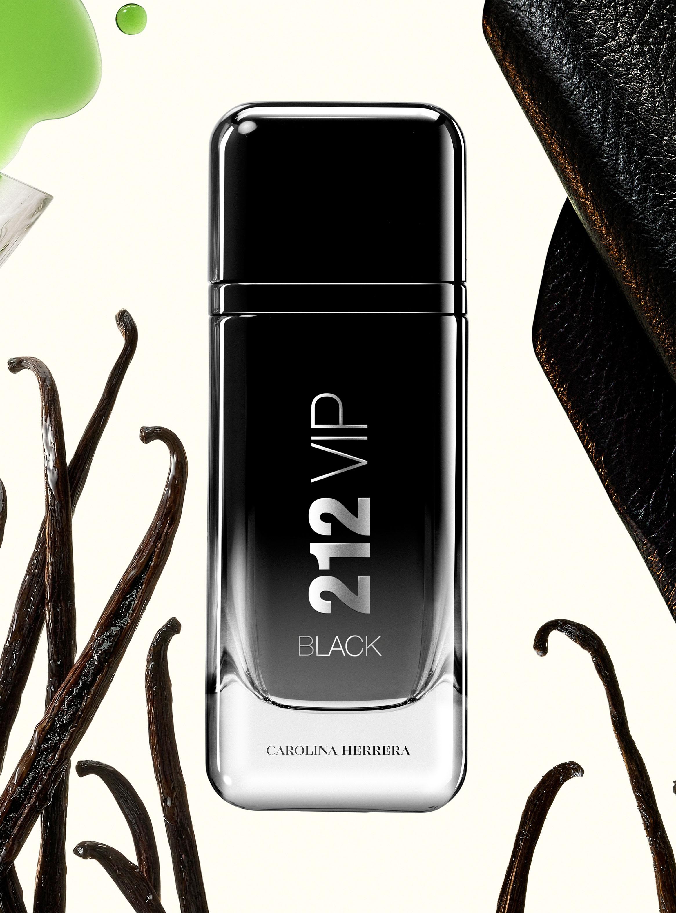 Set Perfume 212 VIP Black EDP Hombre 100 ml + Gel de Baño 100 ml + EDP 10 ml-2
