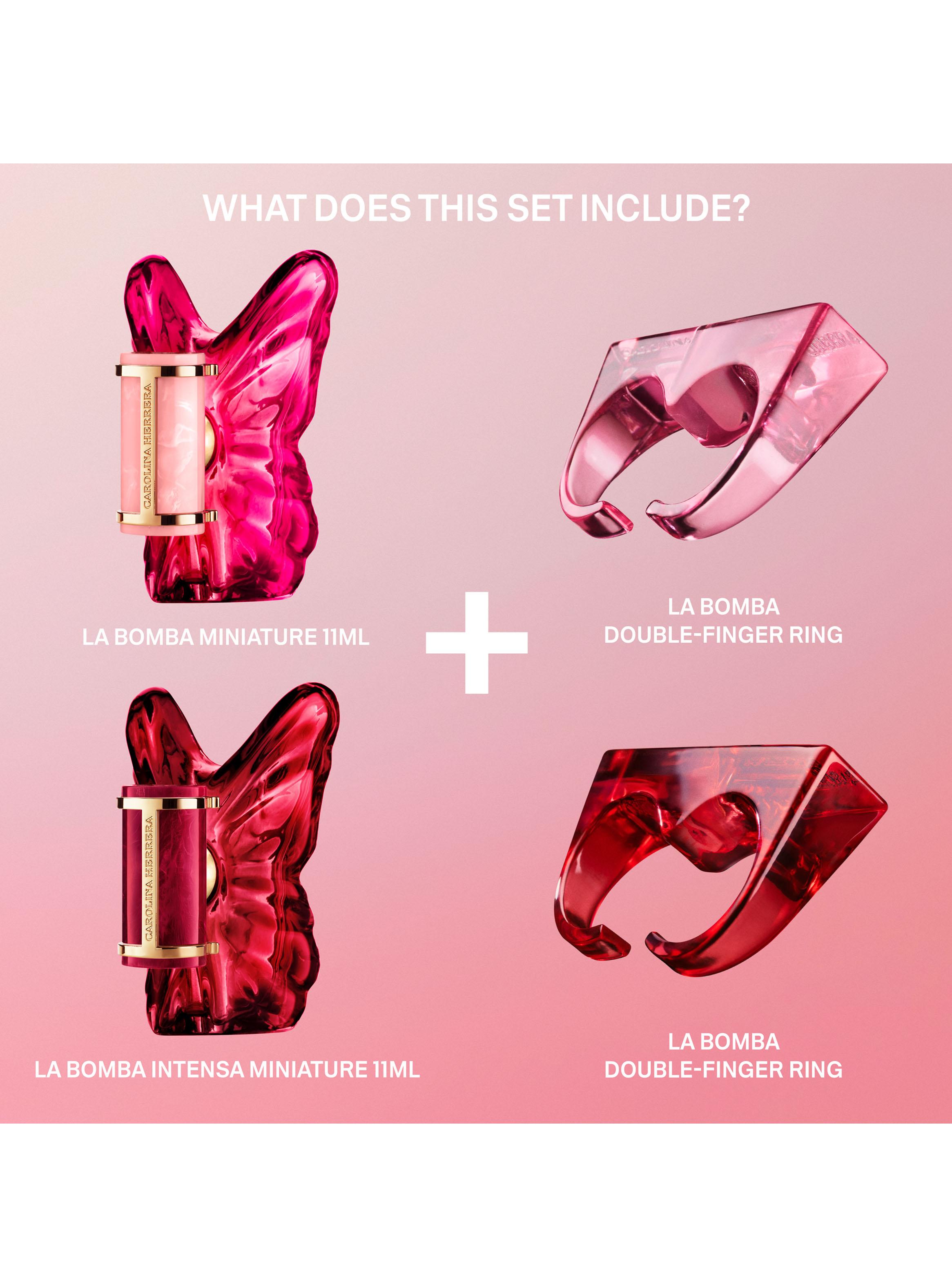 Set Perfume La Bomba EDP Mujer 11 ml + La Bomba Intensa EDP Mujer 11 ml + Anillo-4