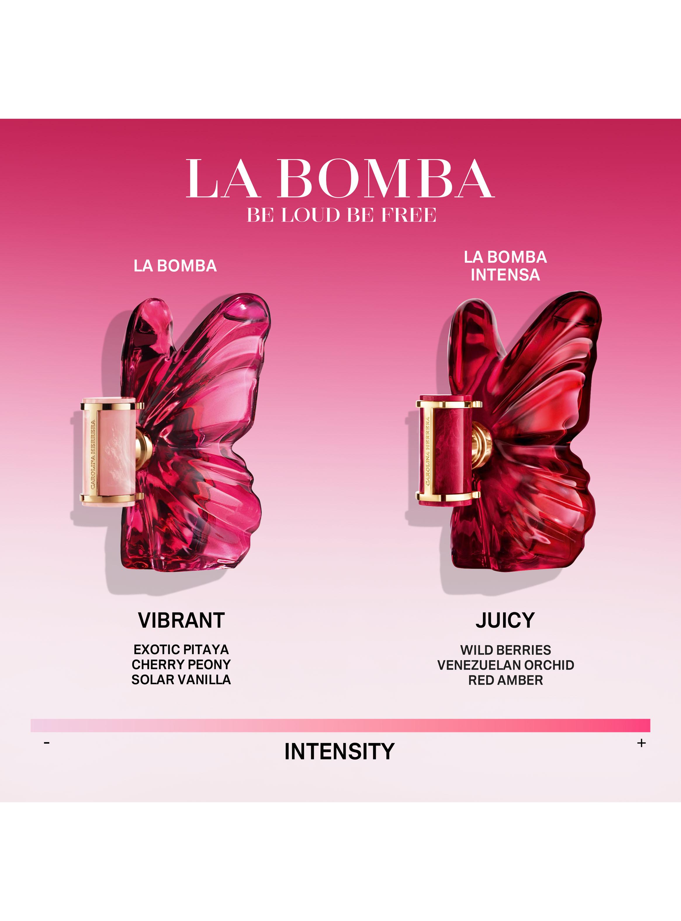 Set Perfume La Bomba Intensa EDP Mujer Recargable 50 ml + EDP 10 ml-3
