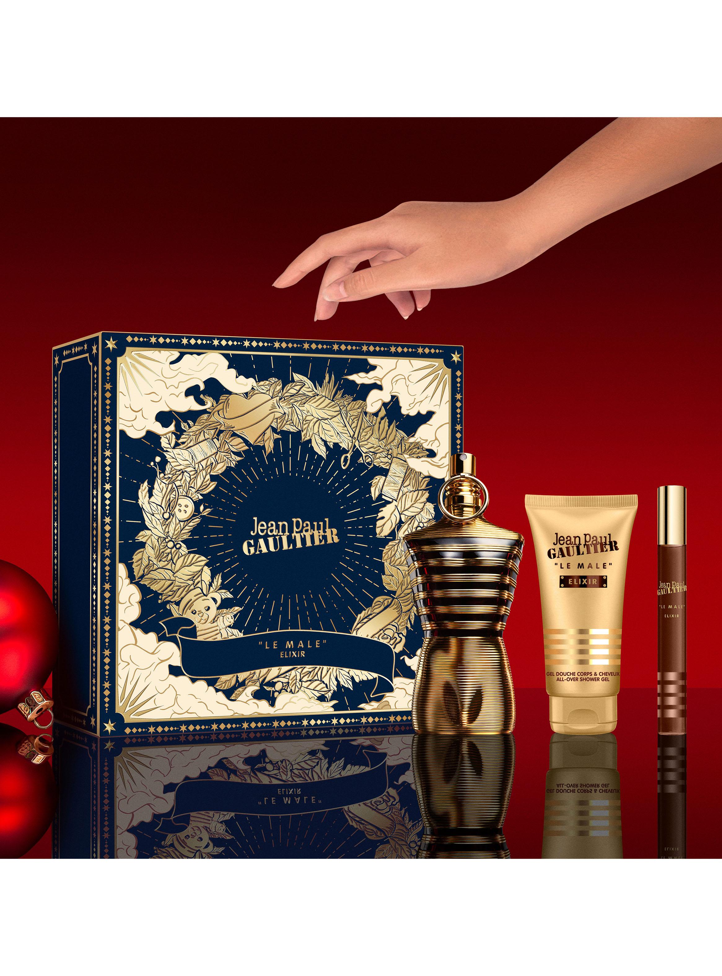 Set Perfume Le Male Elixir Parfum Hombre 125 ml + Gel de Baño All-Over 75 ml + Parfum 10 ml-4