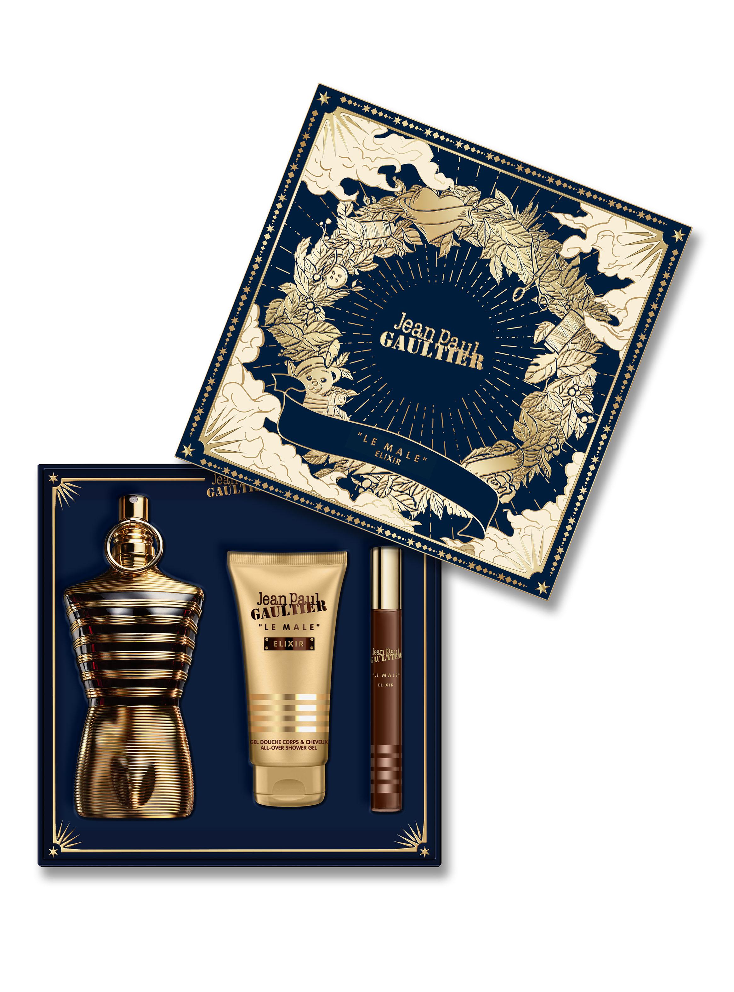 Set Perfume Le Male Elixir Parfum Hombre 125 ml + Gel de Baño All-Over 75 ml + Parfum 10 ml-2