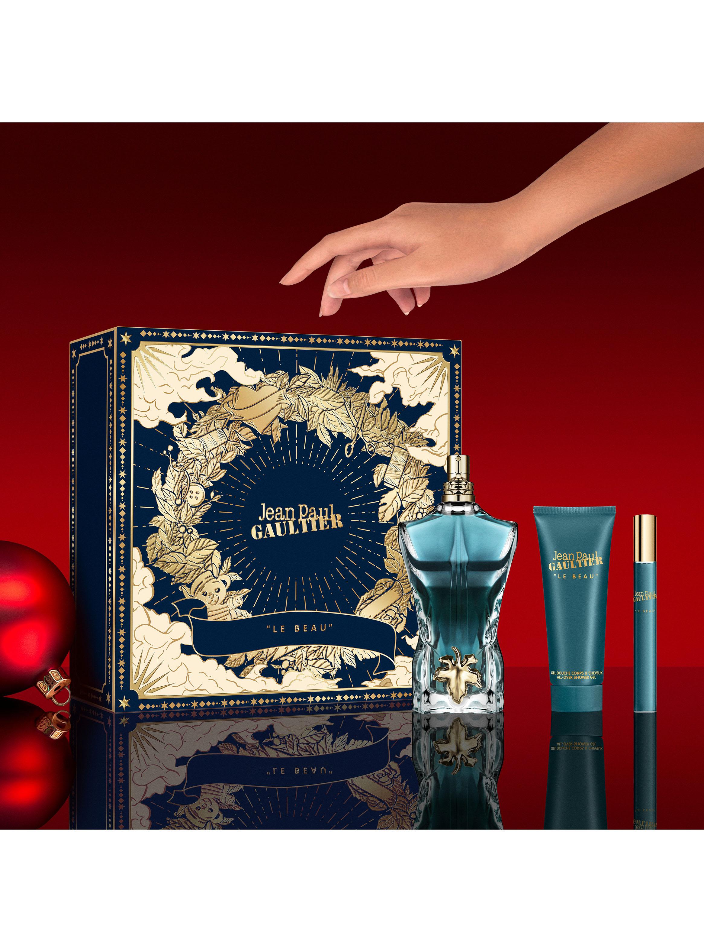 Set Perfume Le Beau EDT Hombre 125 ml + 10 ml + Gel de Baño All-Over 75 ml-3