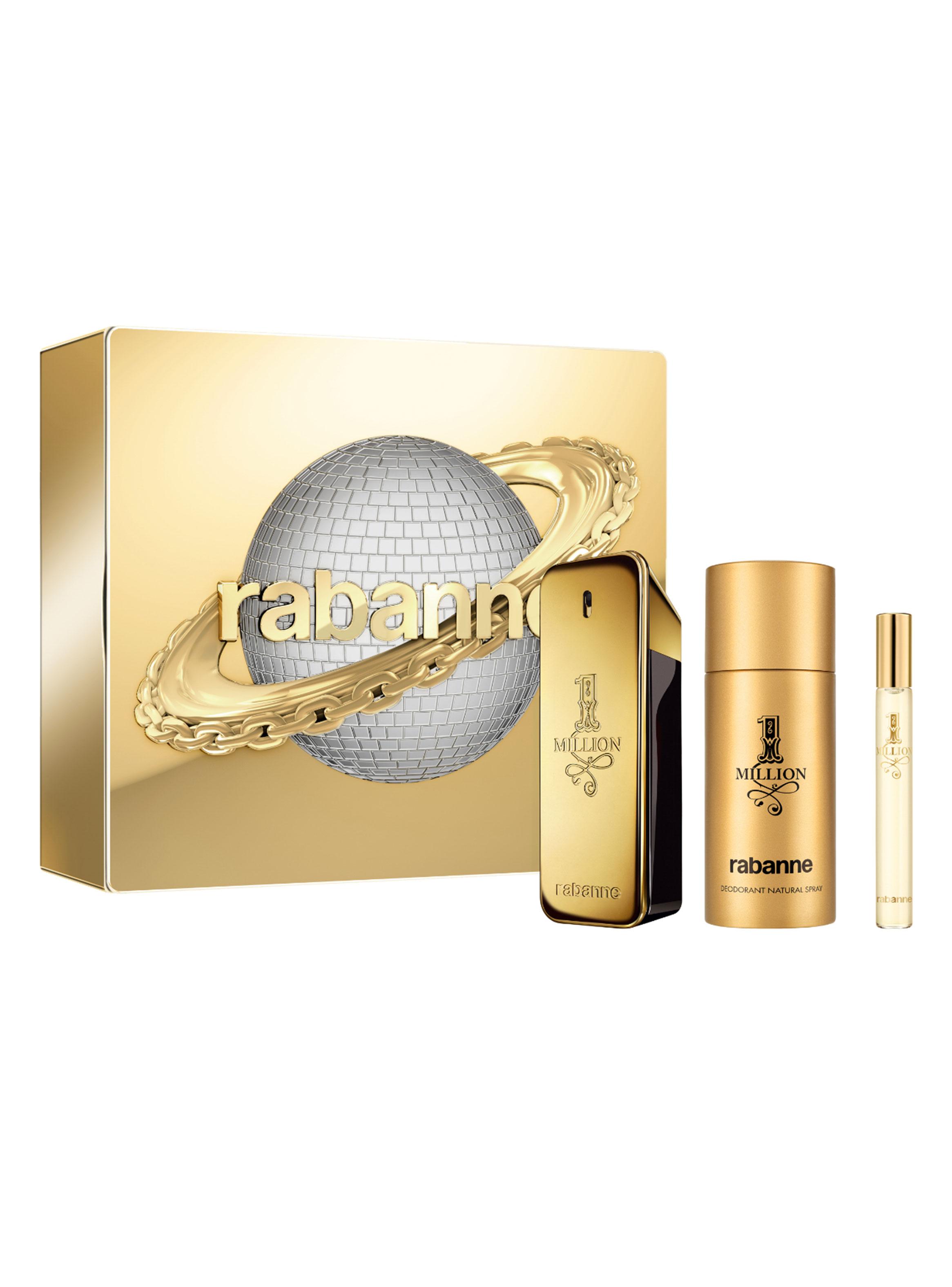 Set de Perfume 1 Million EDT Hombre 100 ml + Desodorante 150 ml + EDT 10 ml-1