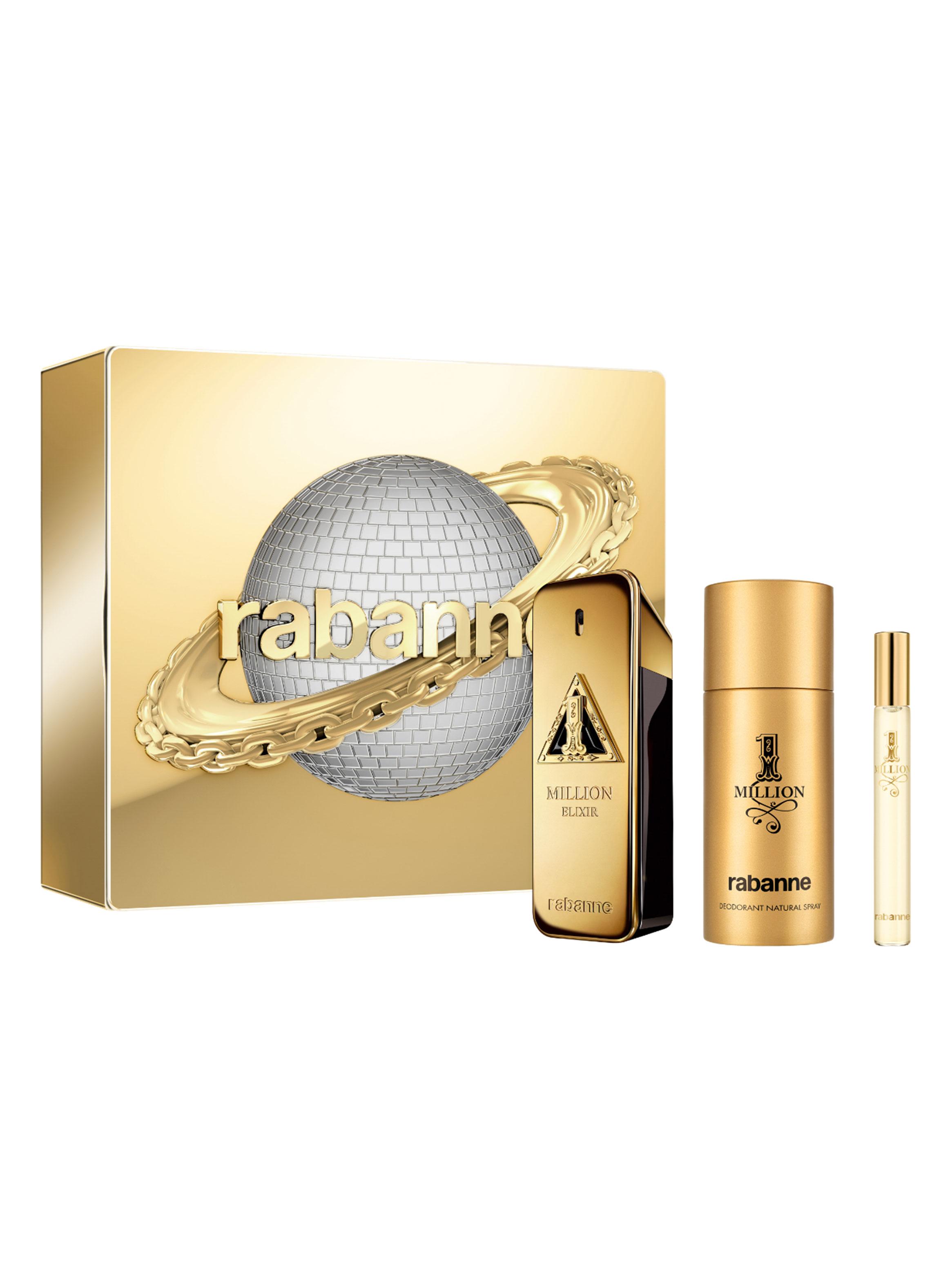 Set de Perfume 1 Million Elixir Parfum Intense Hombre 100 ml + Desodorante 150 ml + EDT 10 ml-1