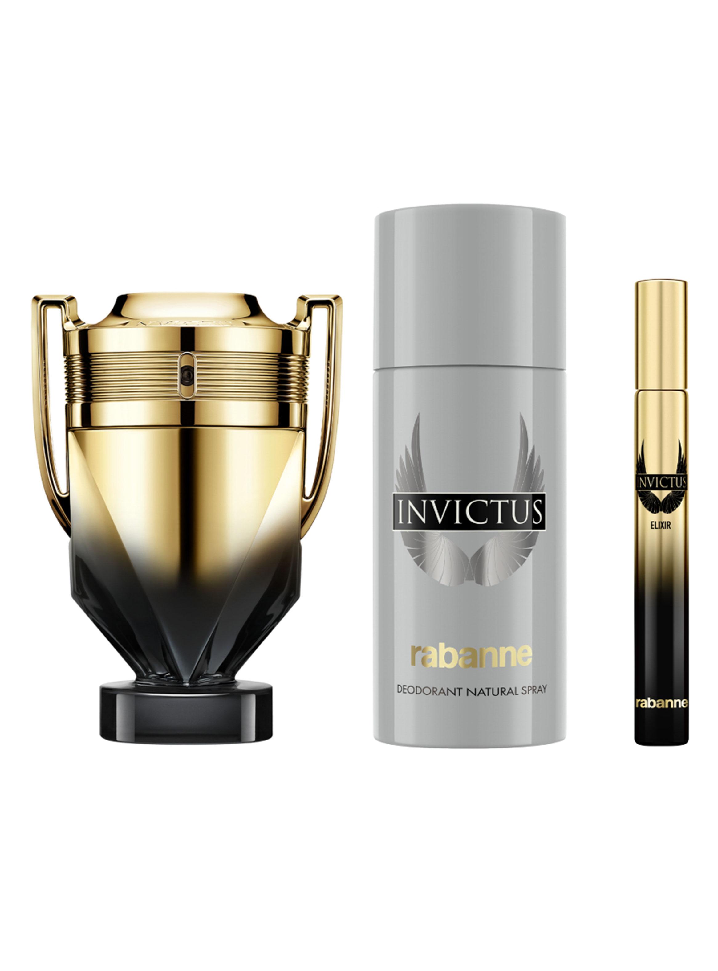 Set de Perfume Invictus Elixir Parfum Hombre 100 ml + Desodorante 150 ml + Elixir Parfum 10 ml-0