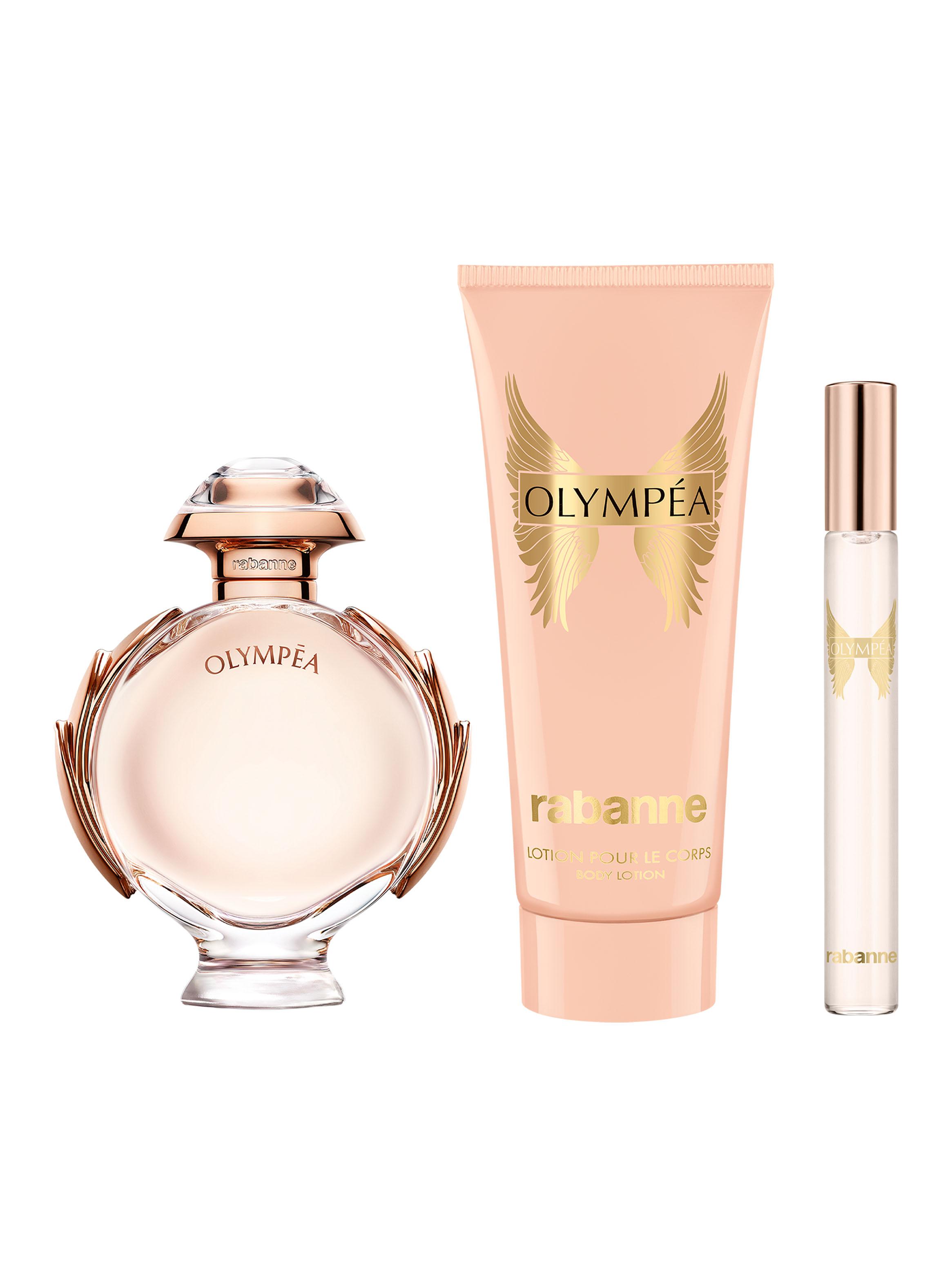 Perfume Olympéa EDP Mujer 50 ml + Sensual Loción Corporal 100 ml + EDP 10 ml-1