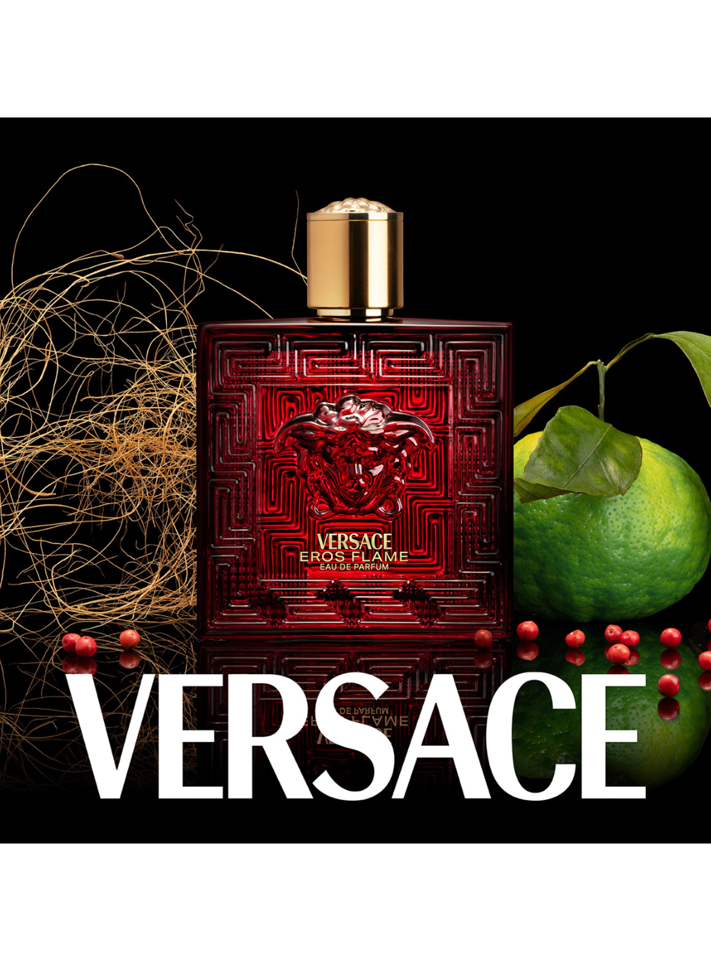 Set de Perfume Eros Flame EDP Hombre 100 ml + Miniatura 5 ml + Shower Gel 150 ml-2