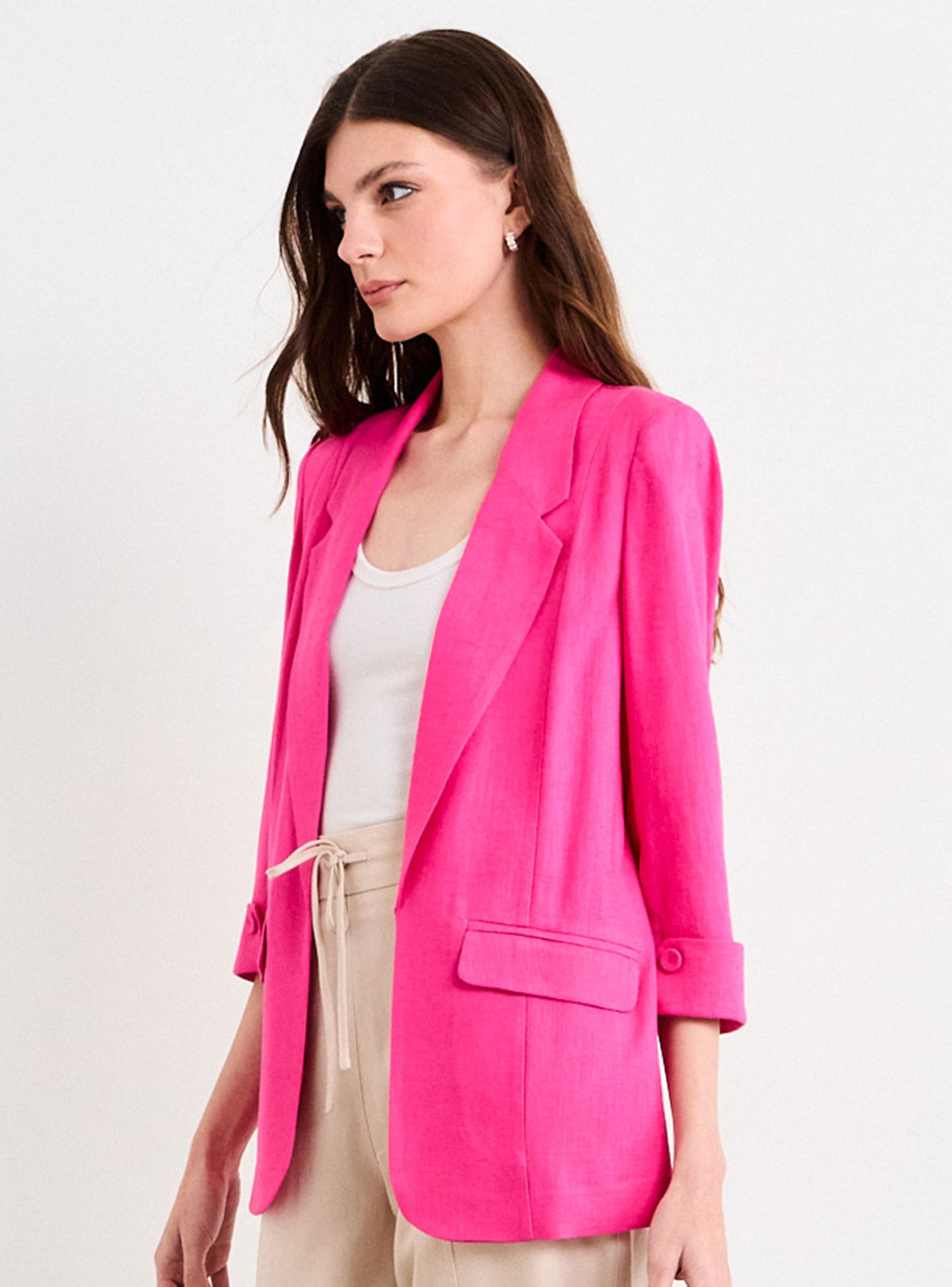 Blazer Liso Sastre de Corte Largo-2