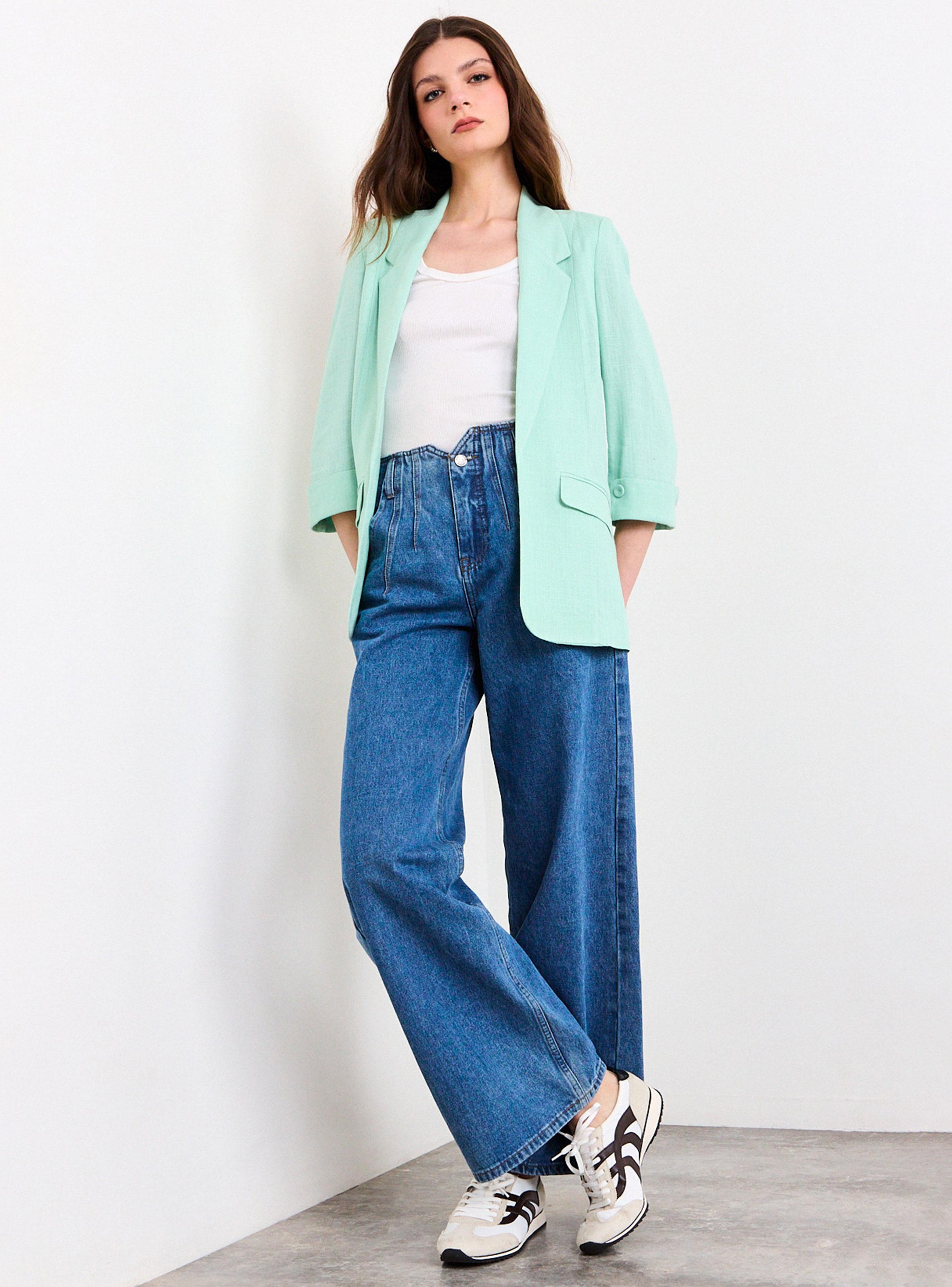 Blazer Liso Sastre Corte Regular-4