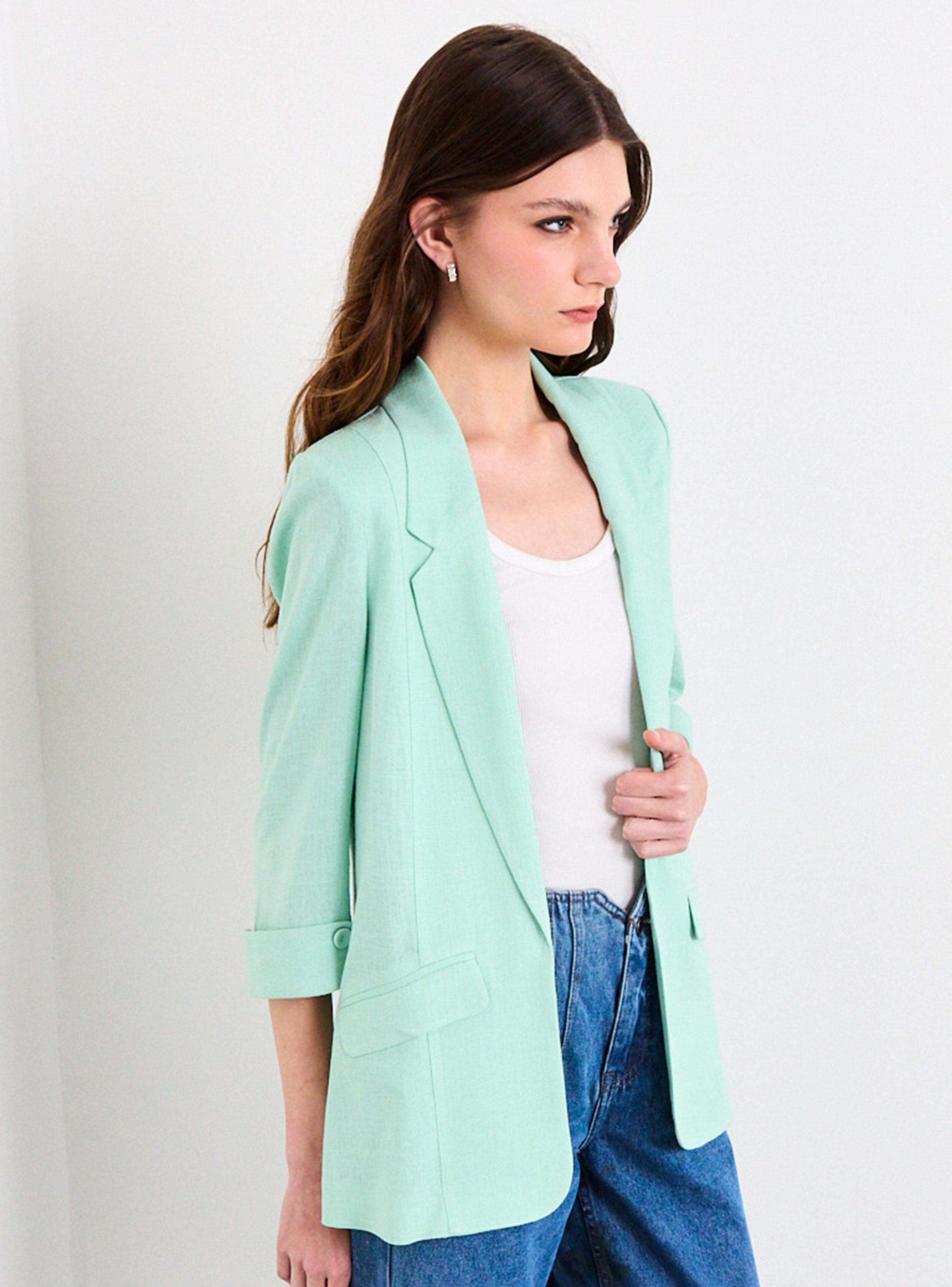 Blazer Liso Sastre Corte Regular-2