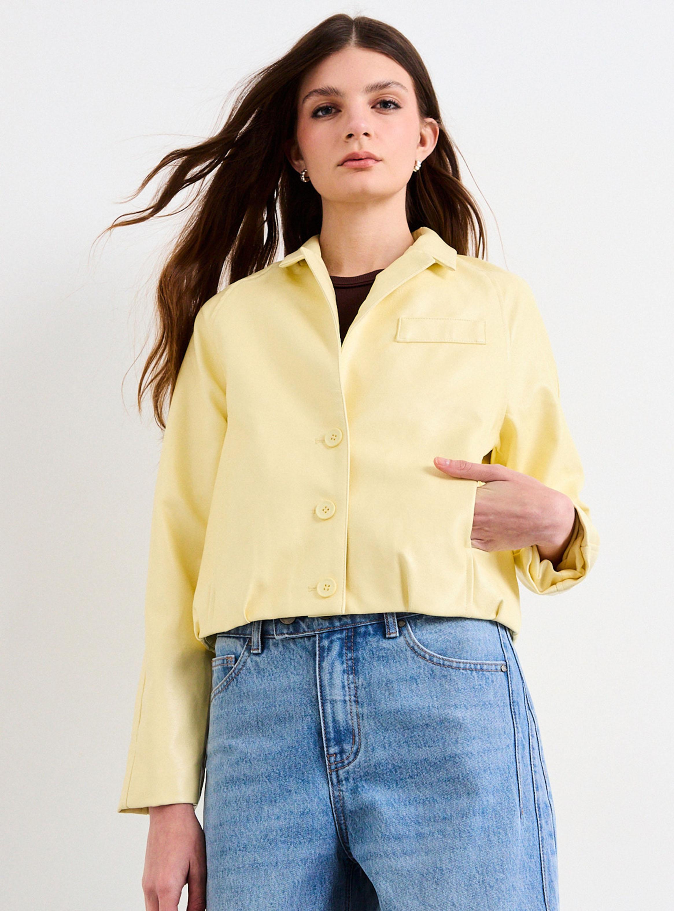 Chaqueta Lisa 3 Botones Regular-0