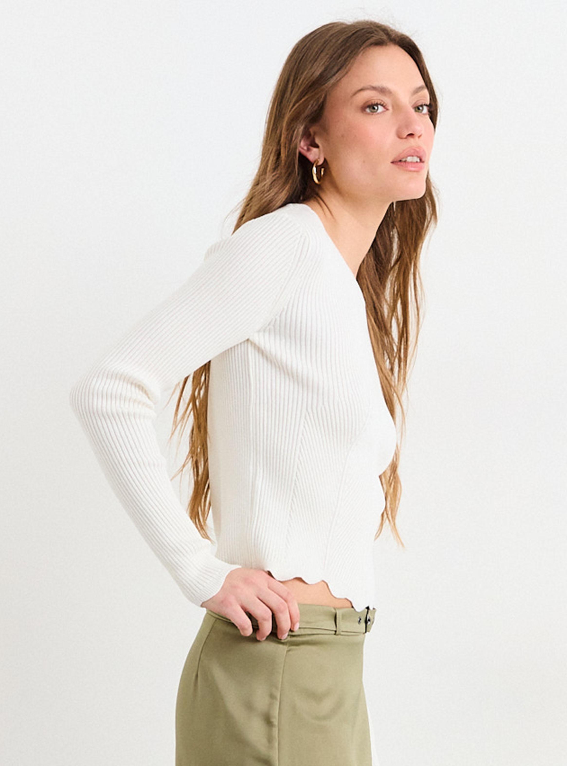 Sweater Liso Bordes Regular-2