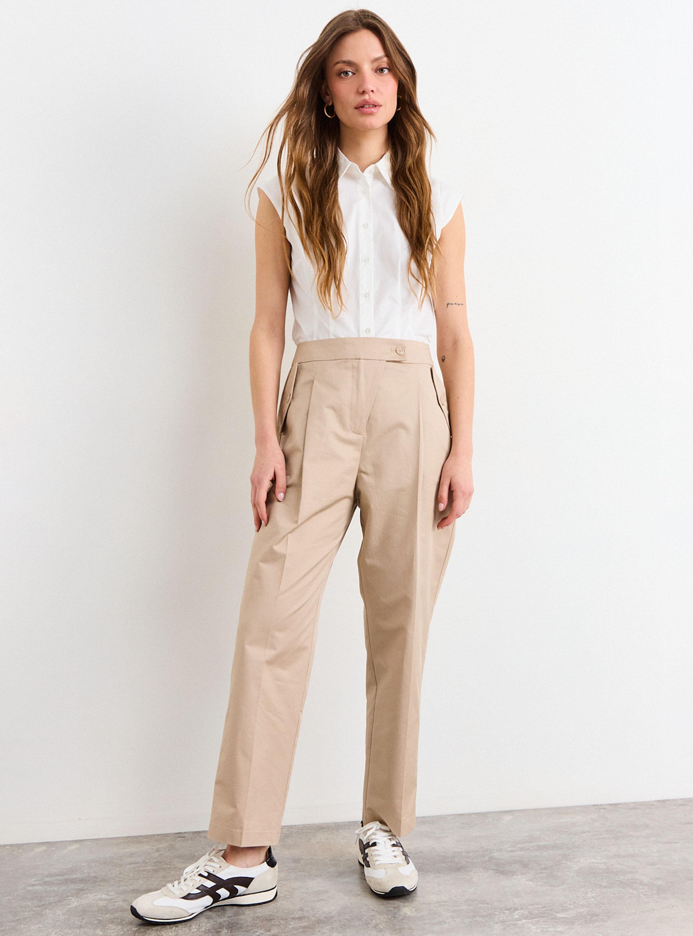 Pantalón Liso Straight Fit-4