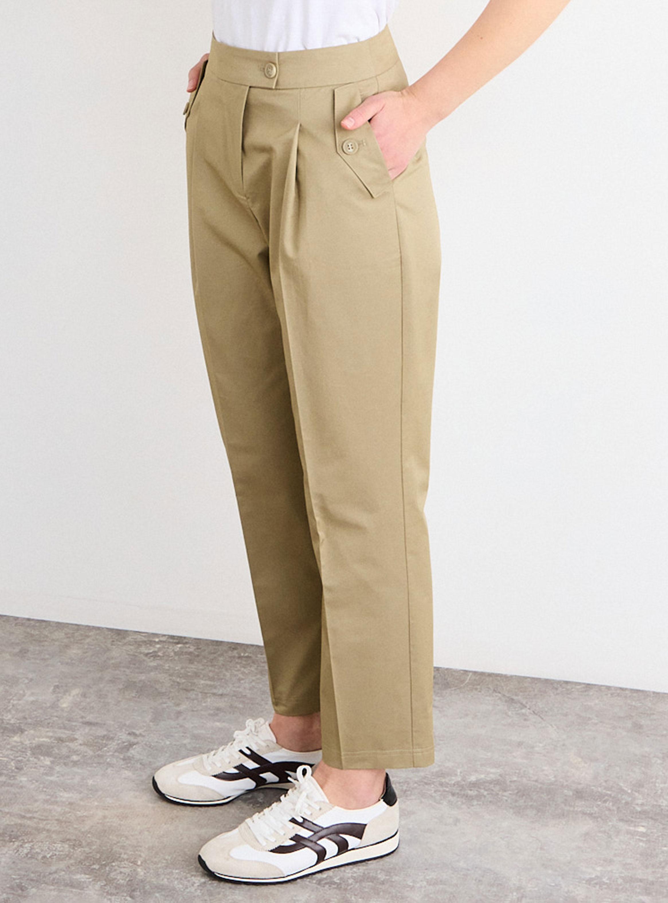 Pantalón Liso Straight Fit con Cierre-2