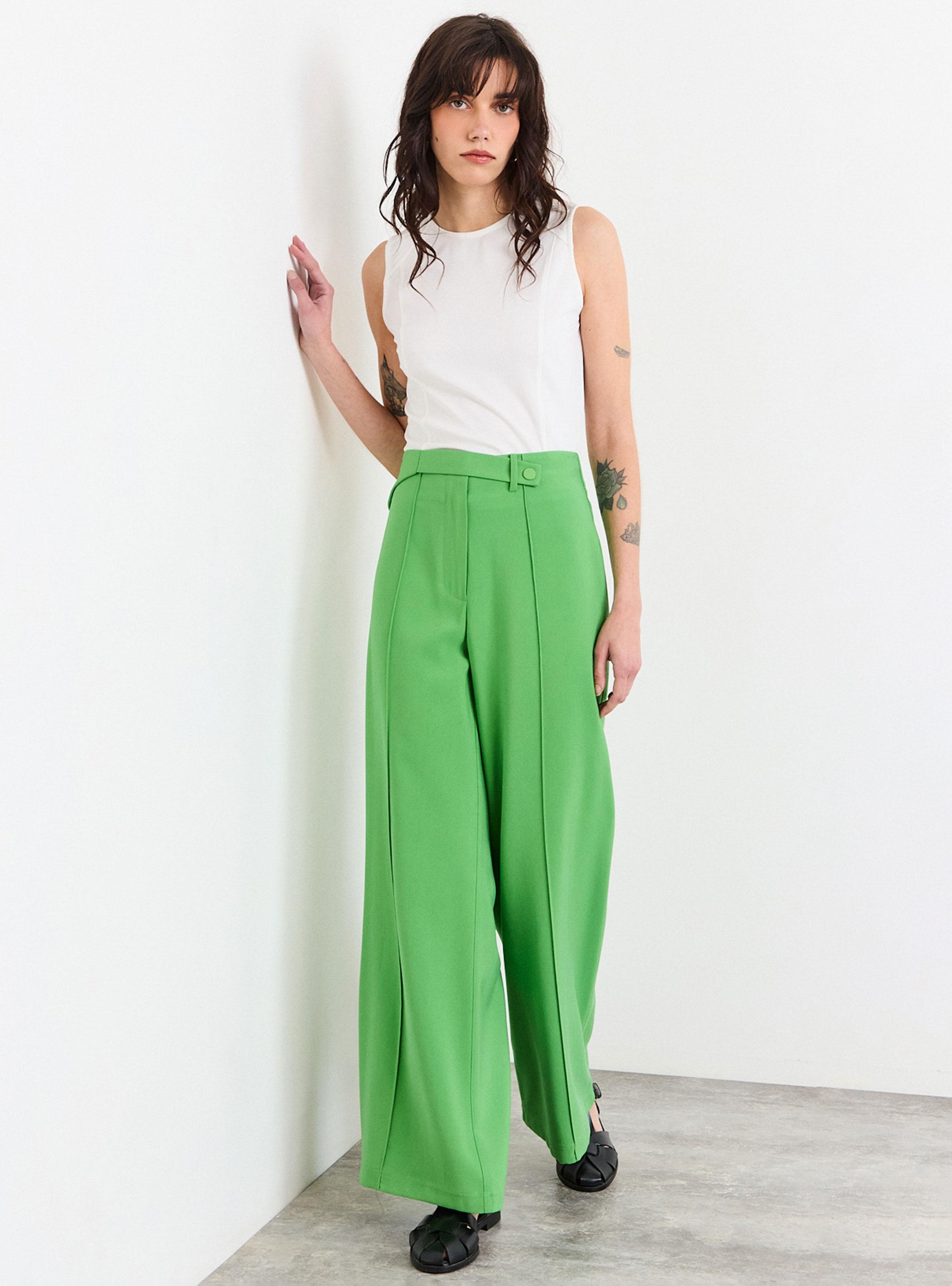 Pantalón Liso Wide Leg-4