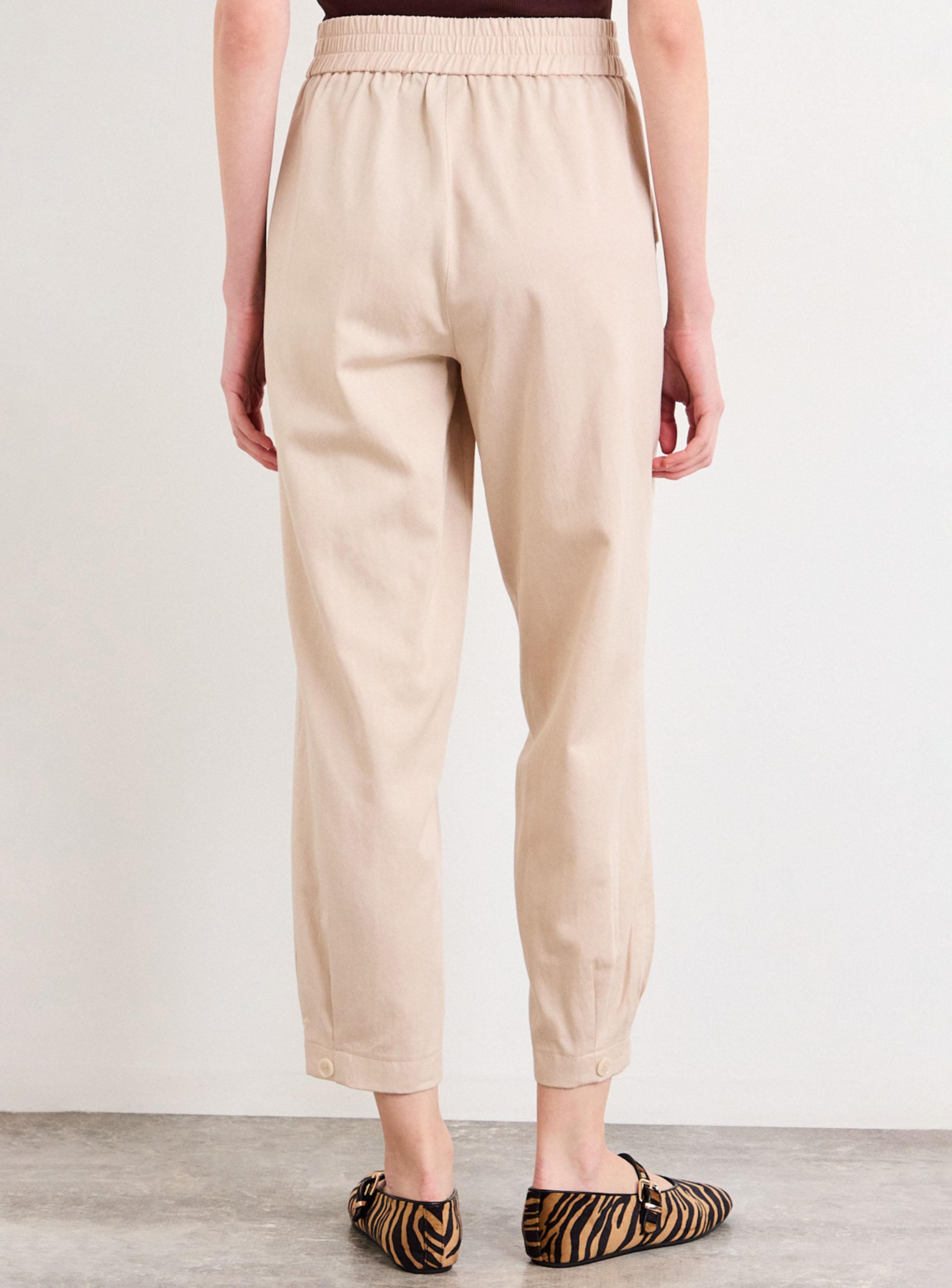 Pantalón Liso Mom Fit Medio-1