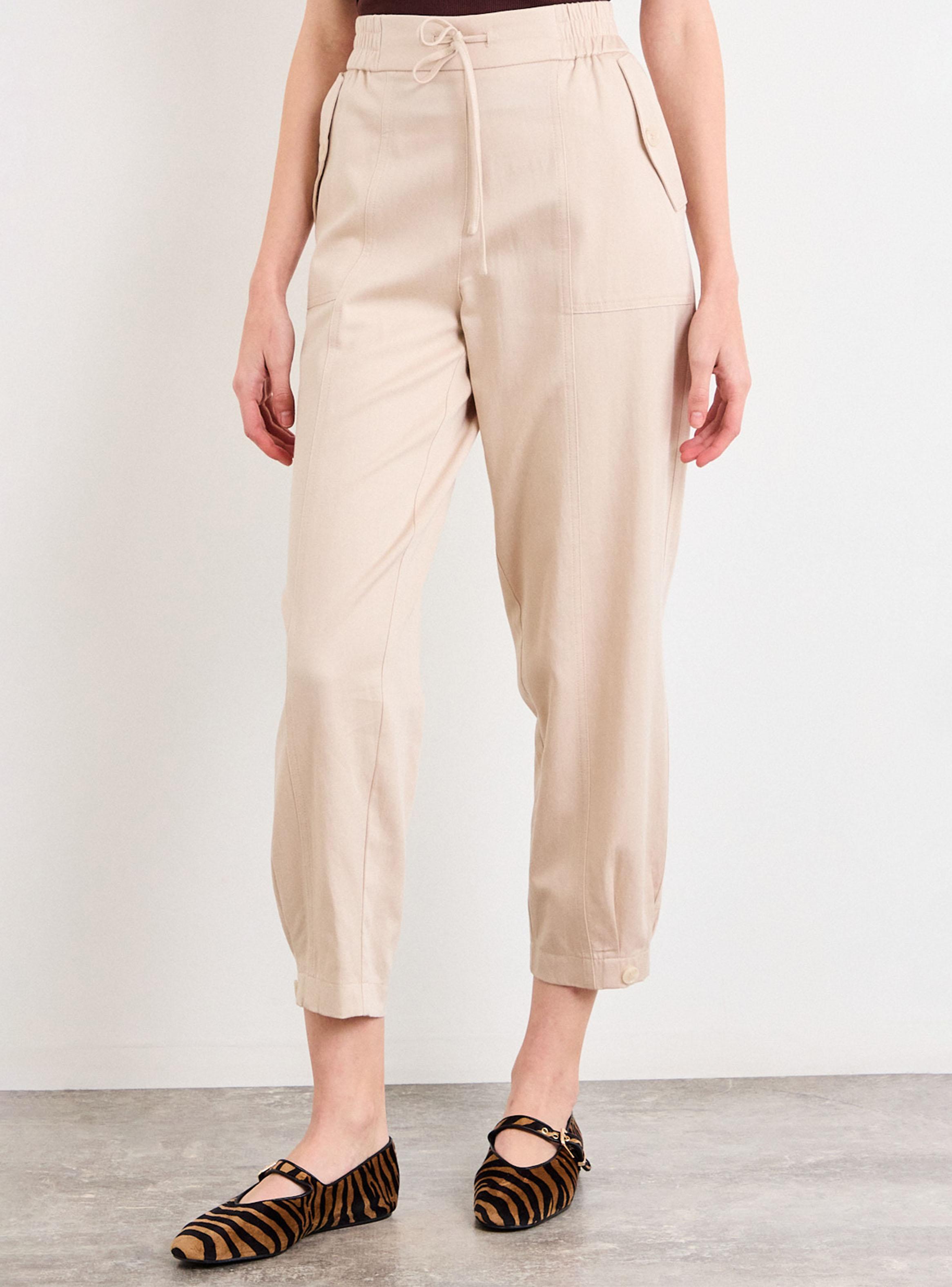 Pantalón Liso Mom Fit Medio-0