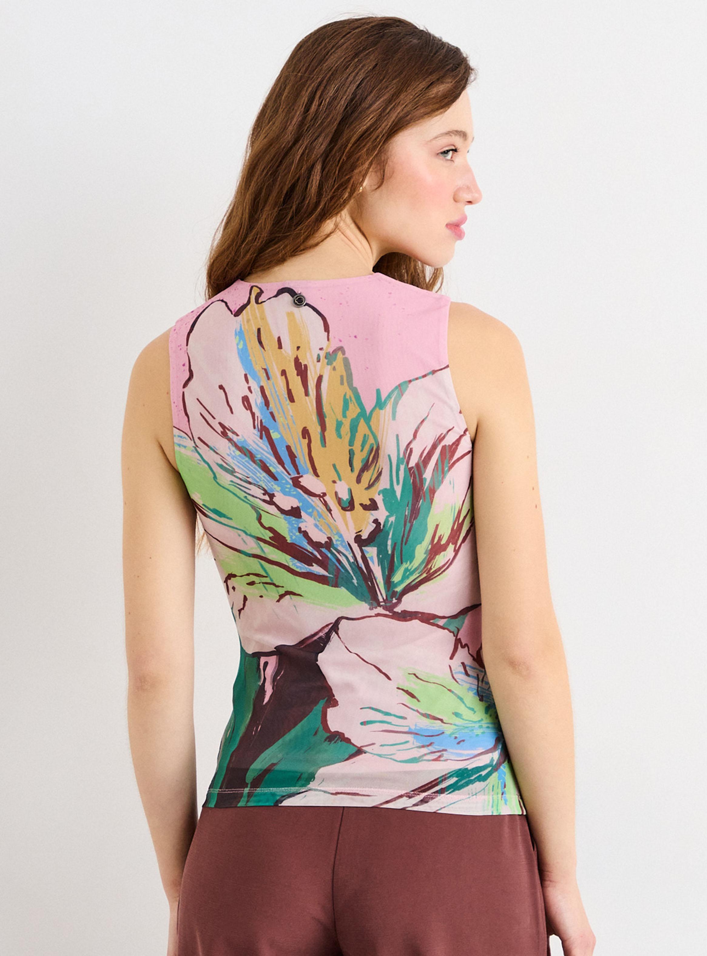 Polera Fantasía Formas y Color-1