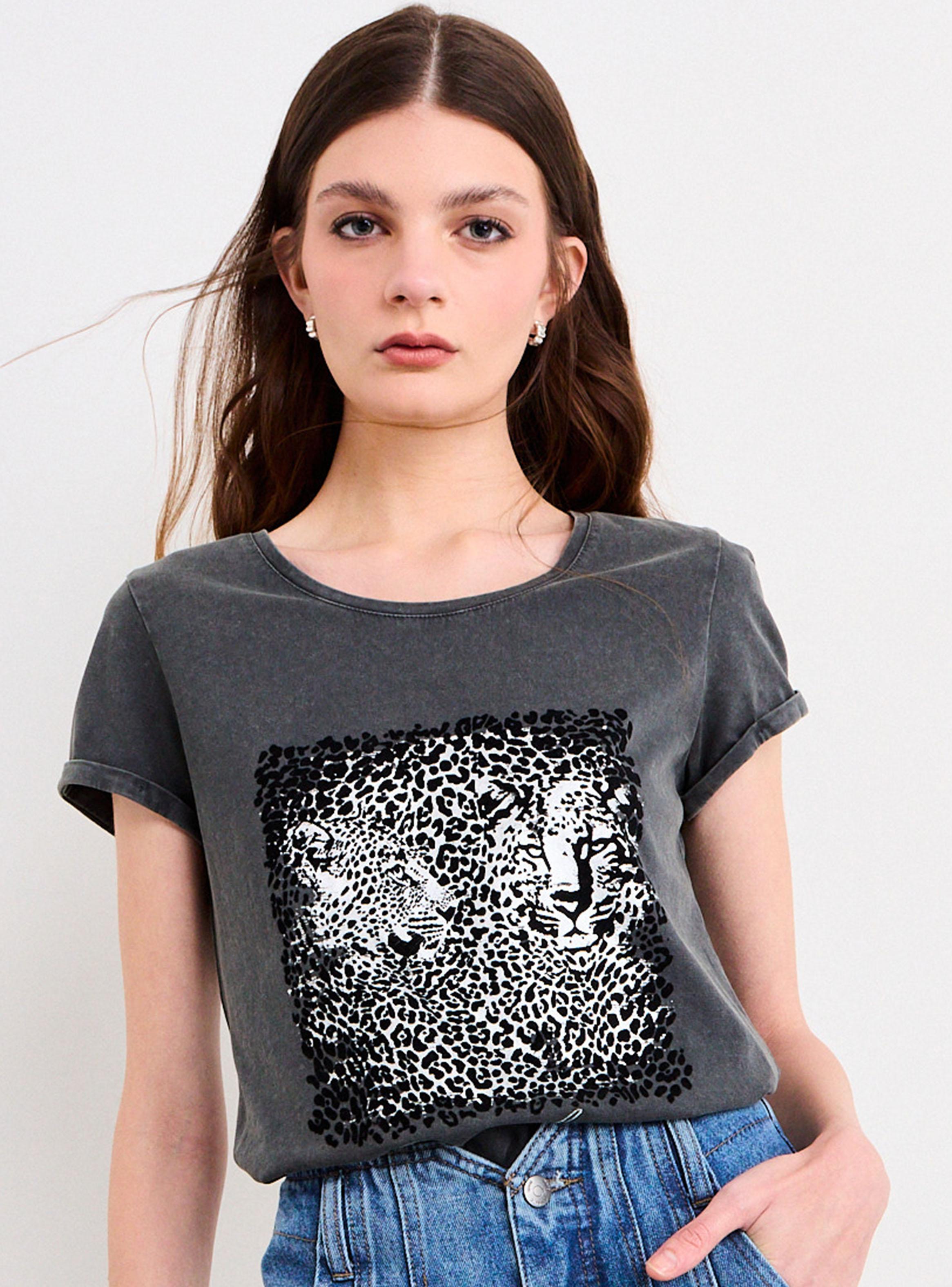 Polera Estampada Print Animal-0
