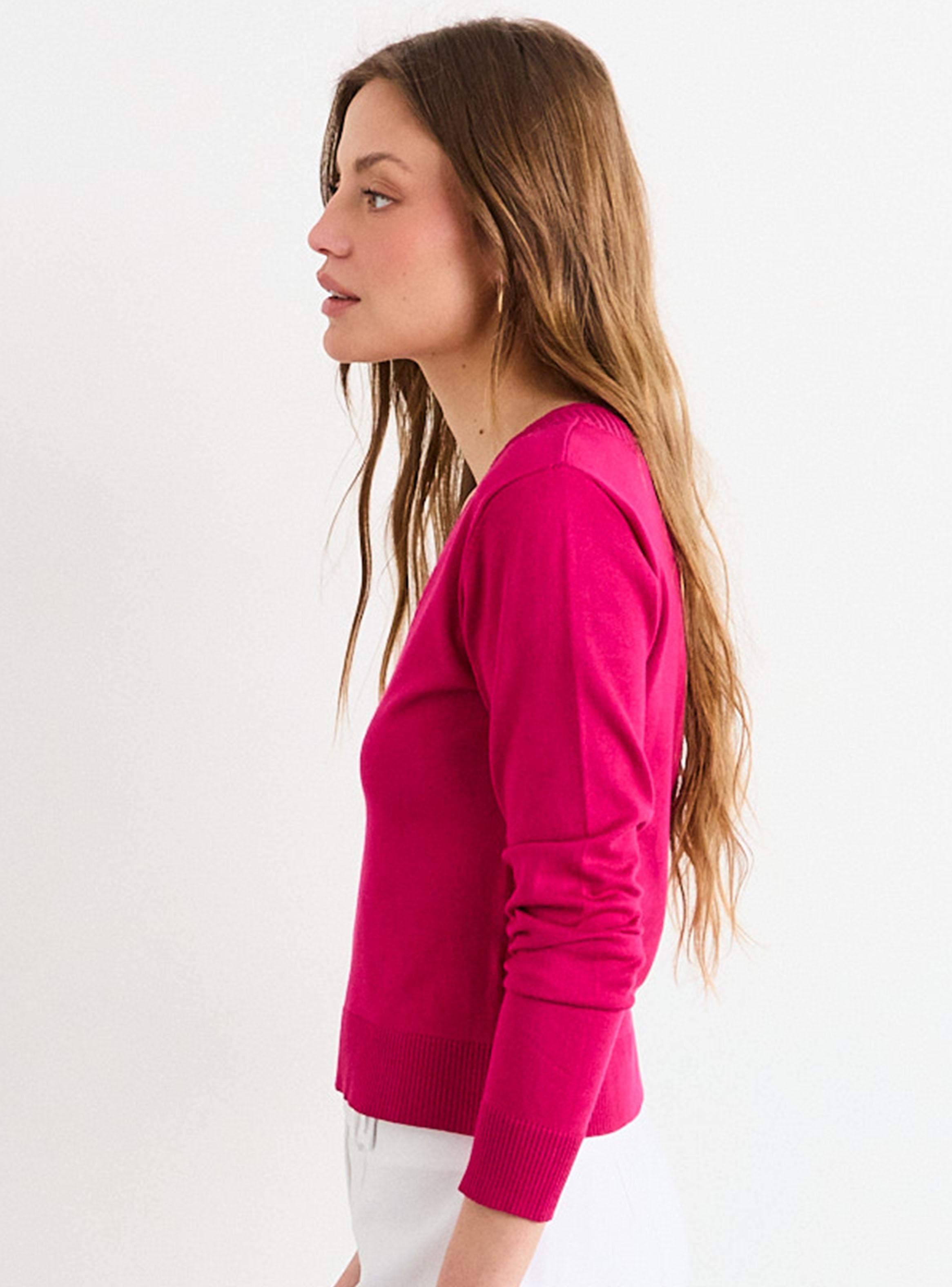 Sweater Liso Cuello V Regular-2