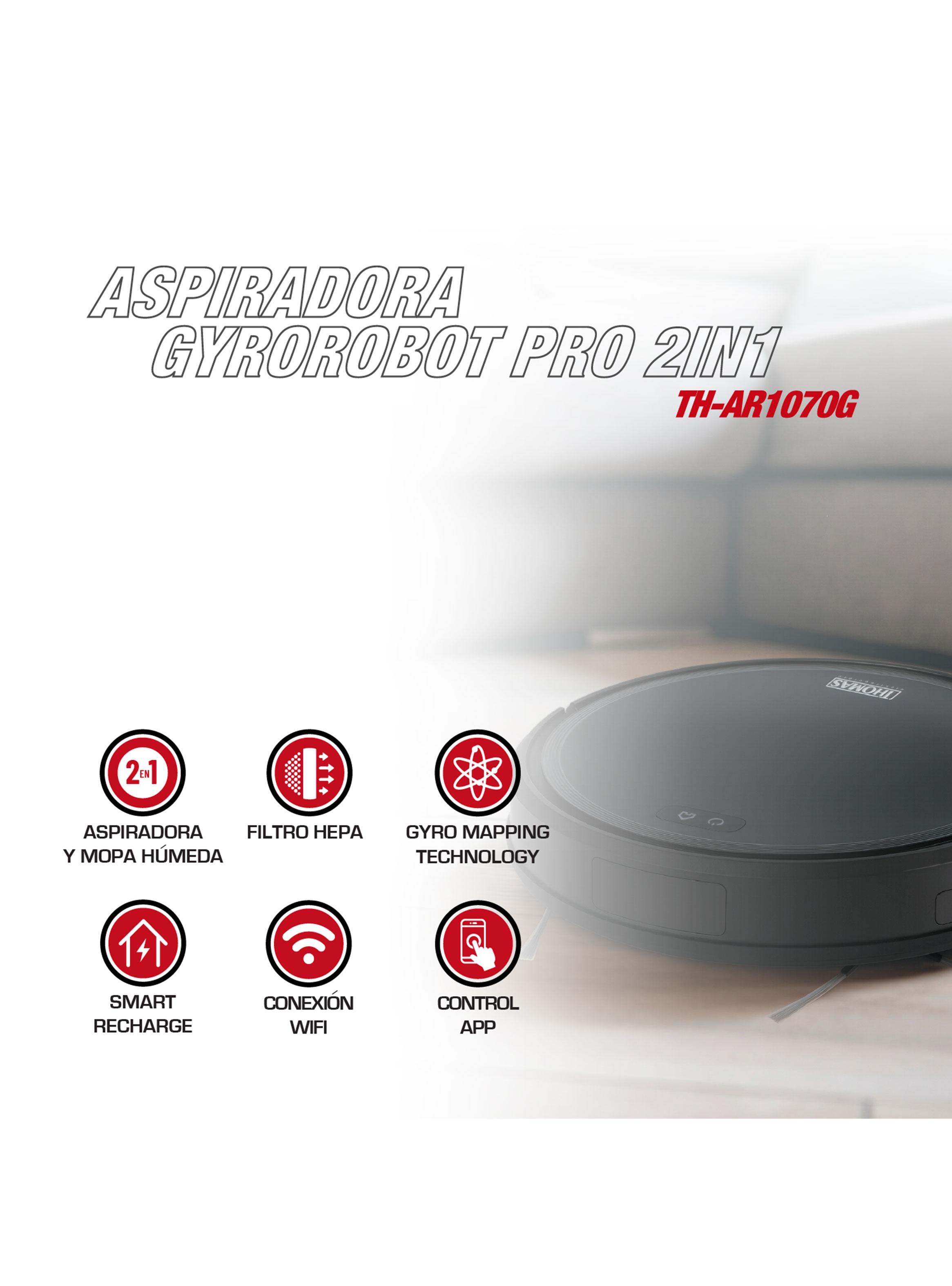 Aspiradora Robot Gyrorobot Pro 2 en 1 TH-AR1070G-3
