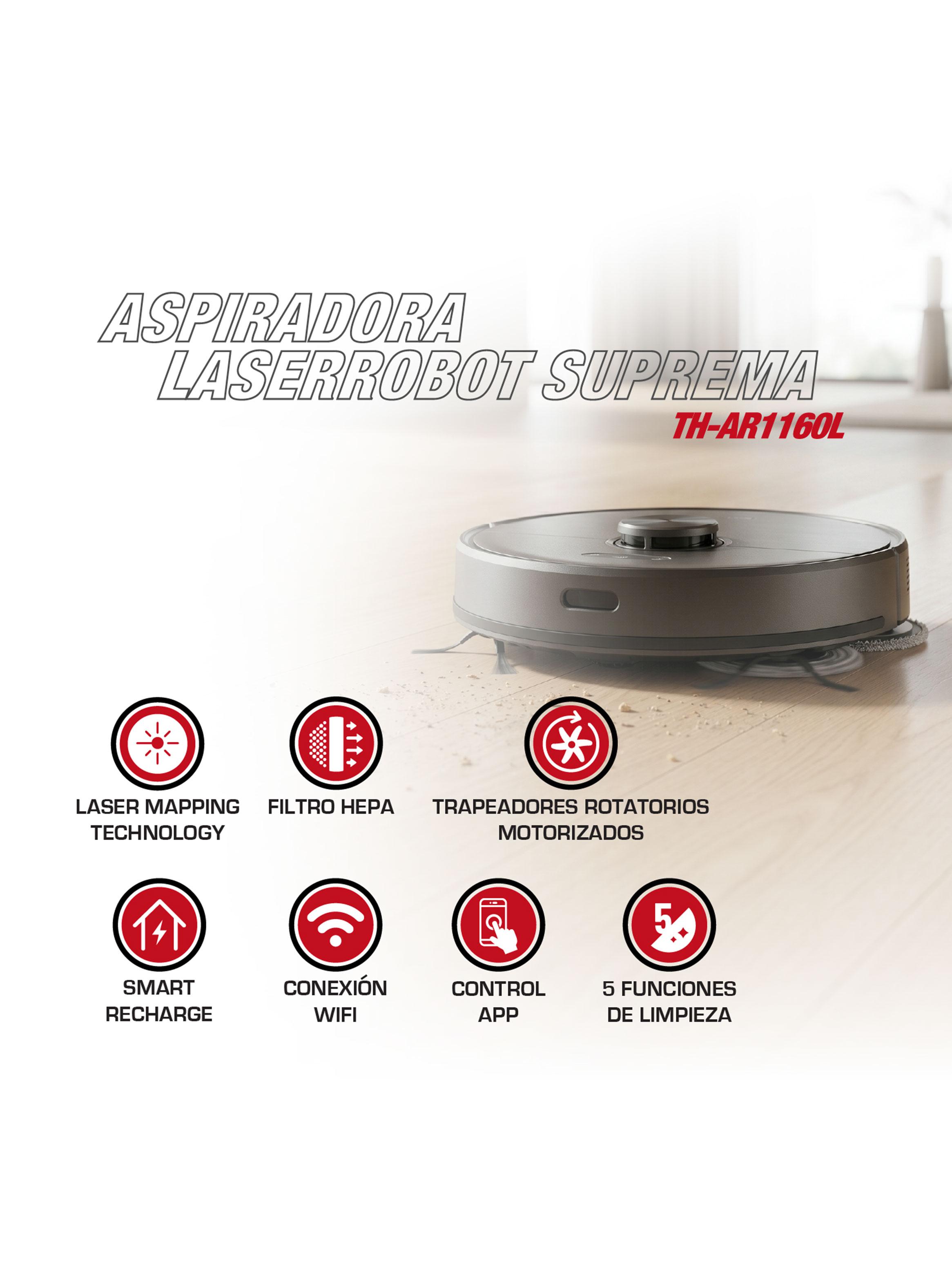 Aspiradora Robot LaserRobot Suprema TH-AR1160L-3