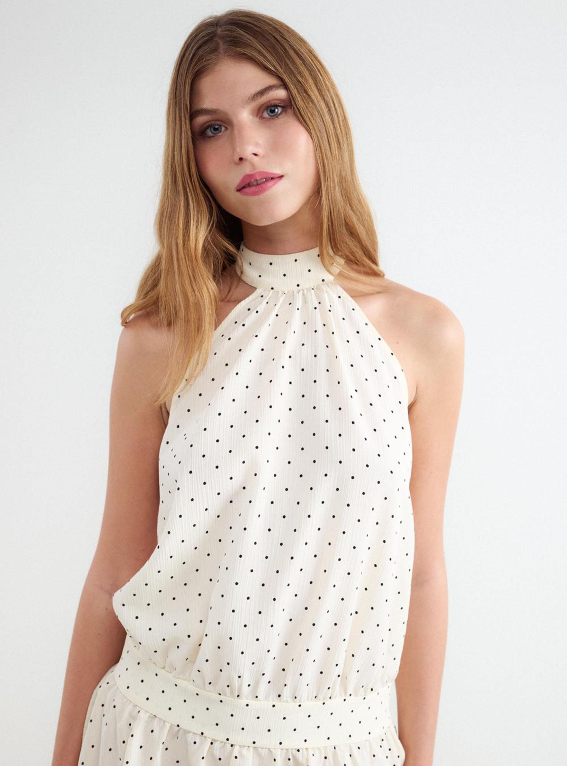 Vestido Halter Polkadot-2