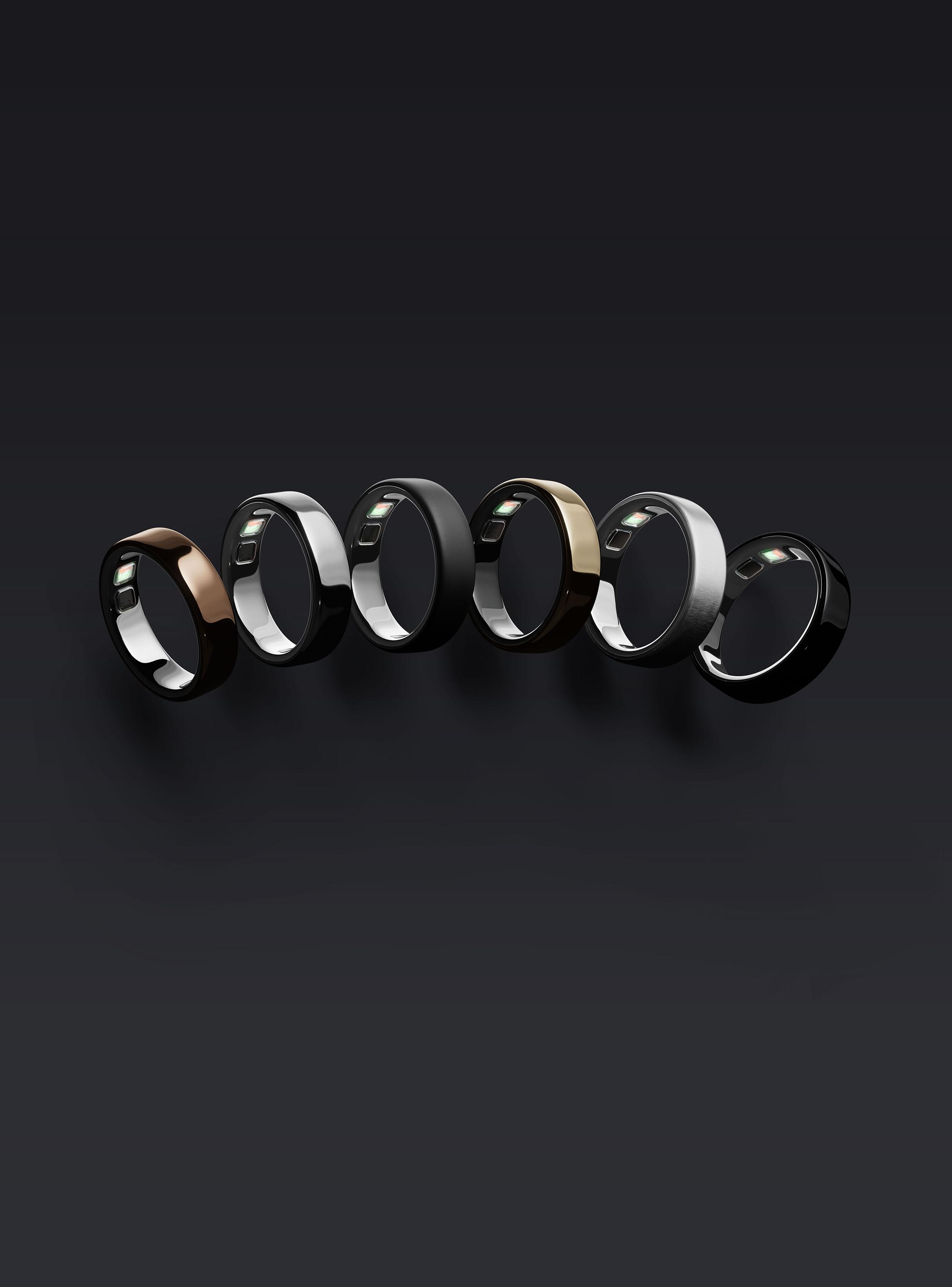 Anillo Inteligente Oura Ring 5 Talla 7 Stealth-2