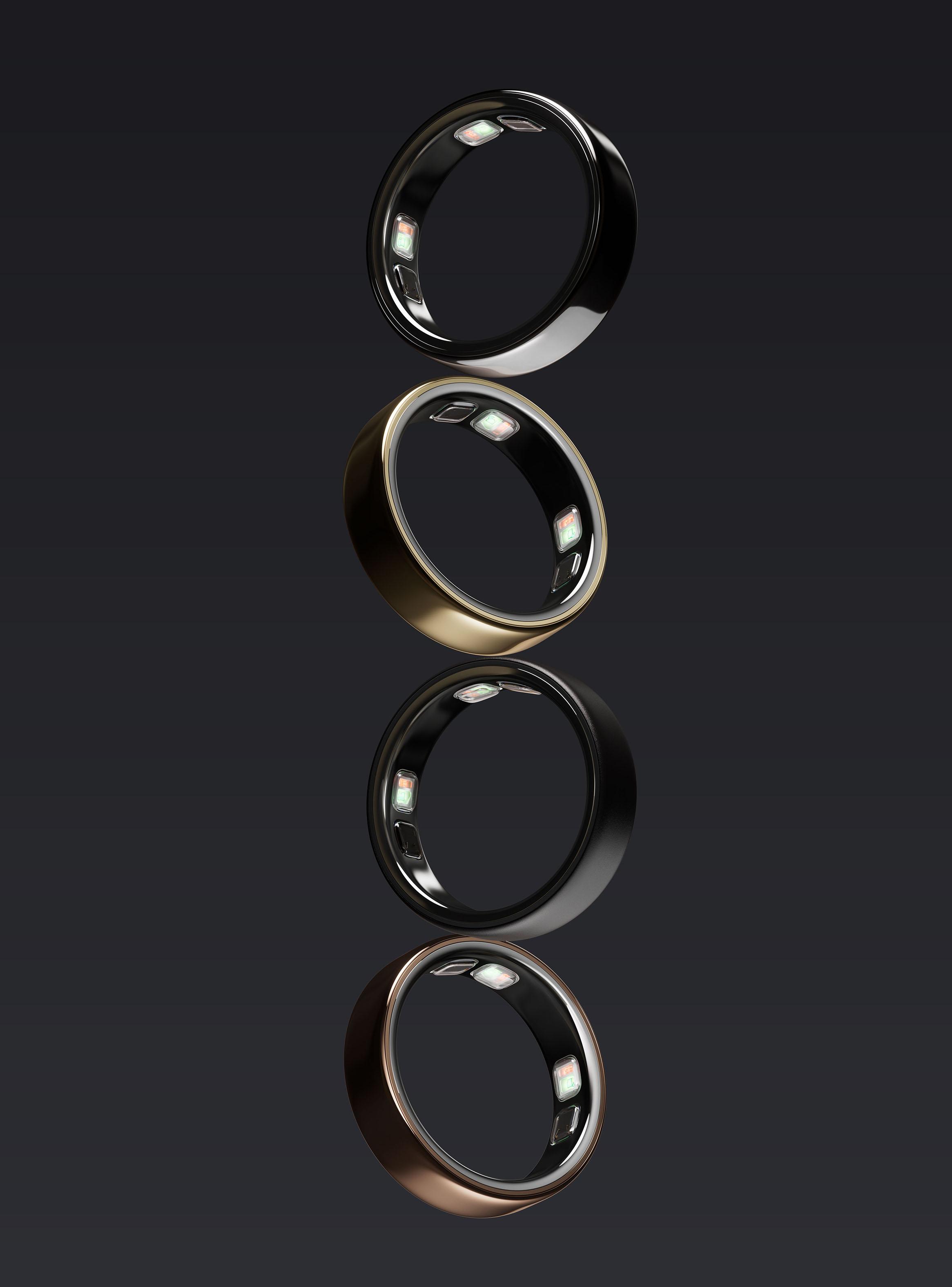 Anillo Inteligente Oura Ring 5 Talla 12 Stealth-2