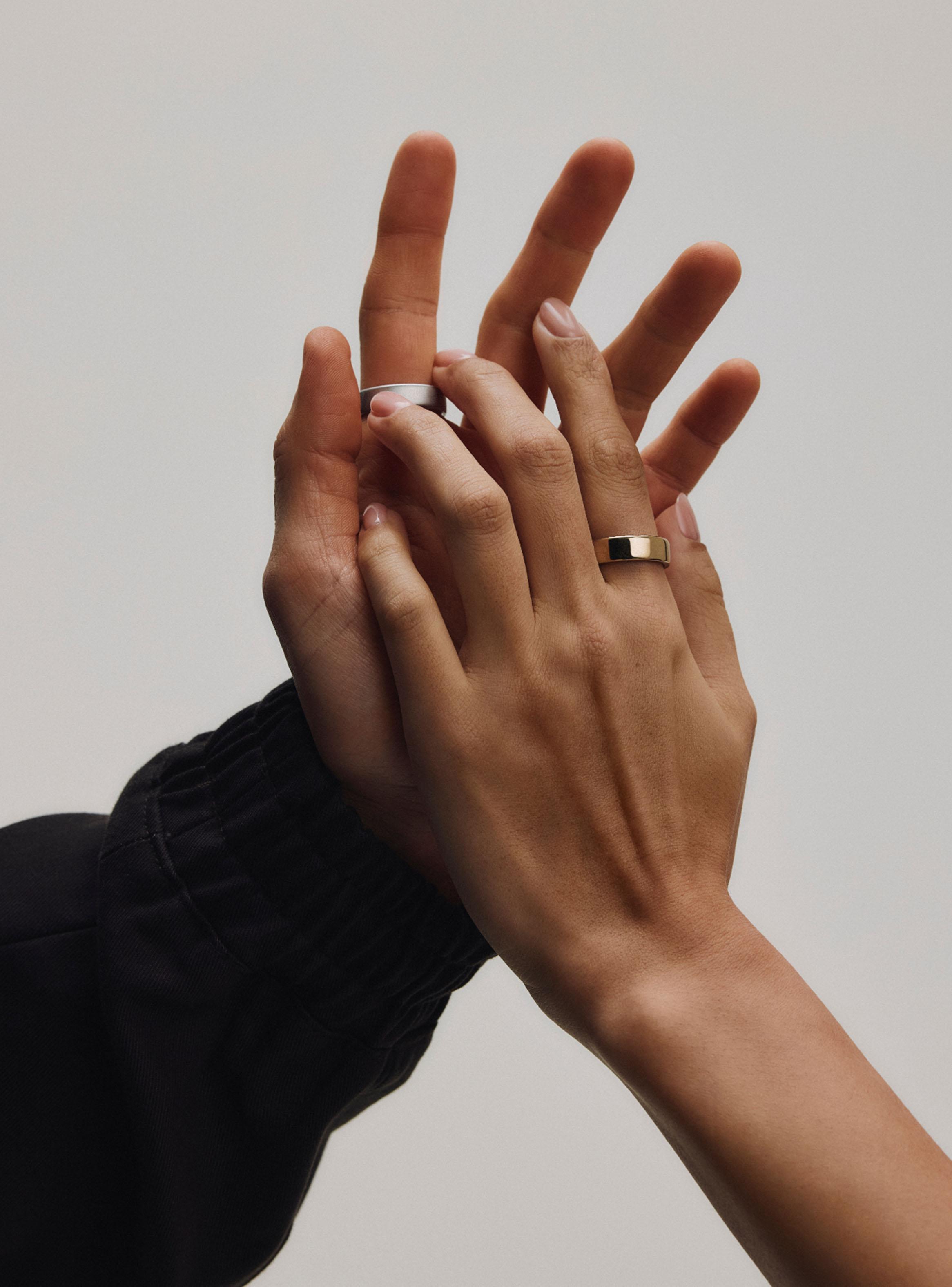 Anillo Inteligente Oura Ring 5 Talla 13 Brushed Silver-3