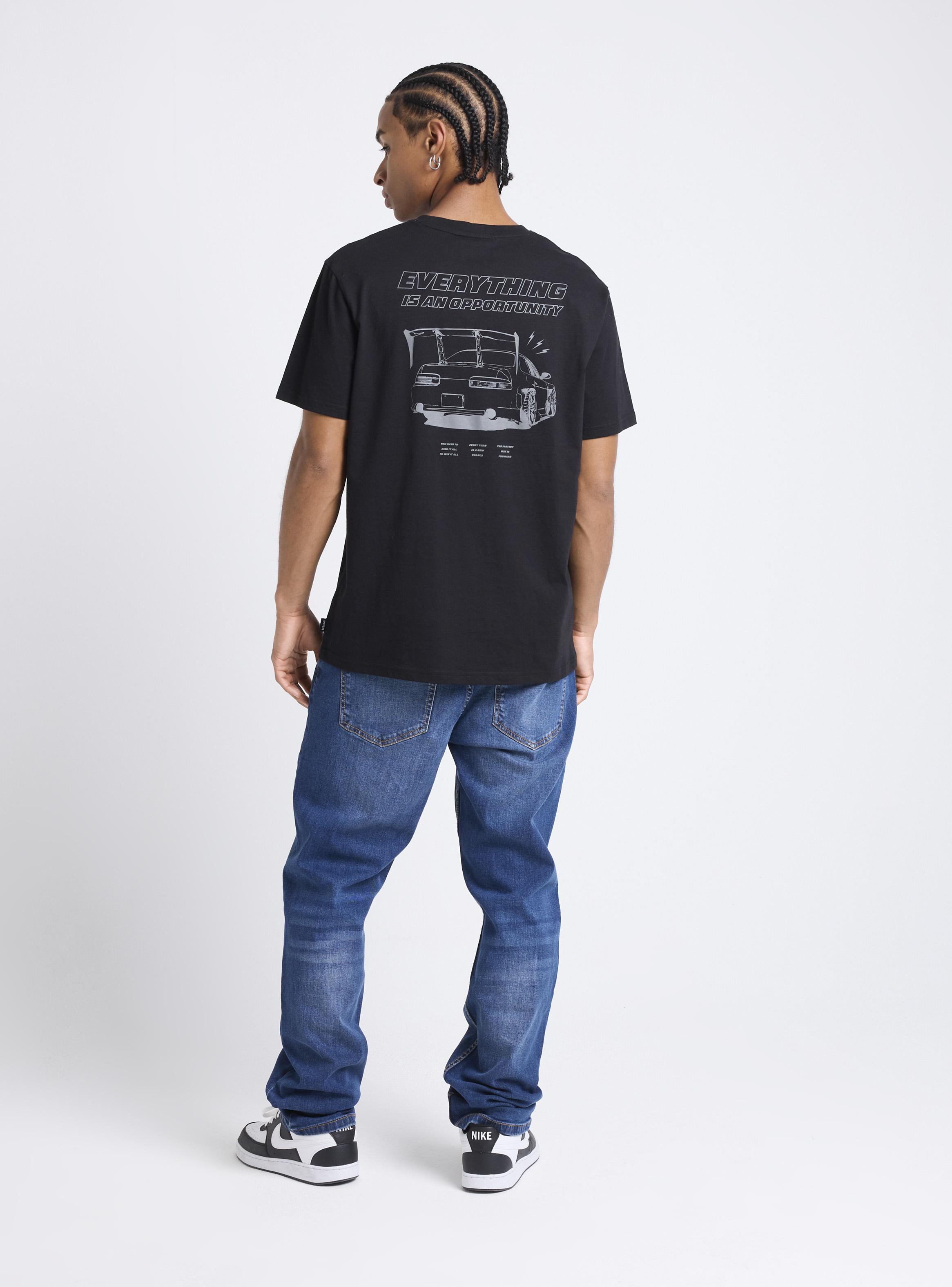 Jeans Tiro Medio Regular Fit Lavado-5