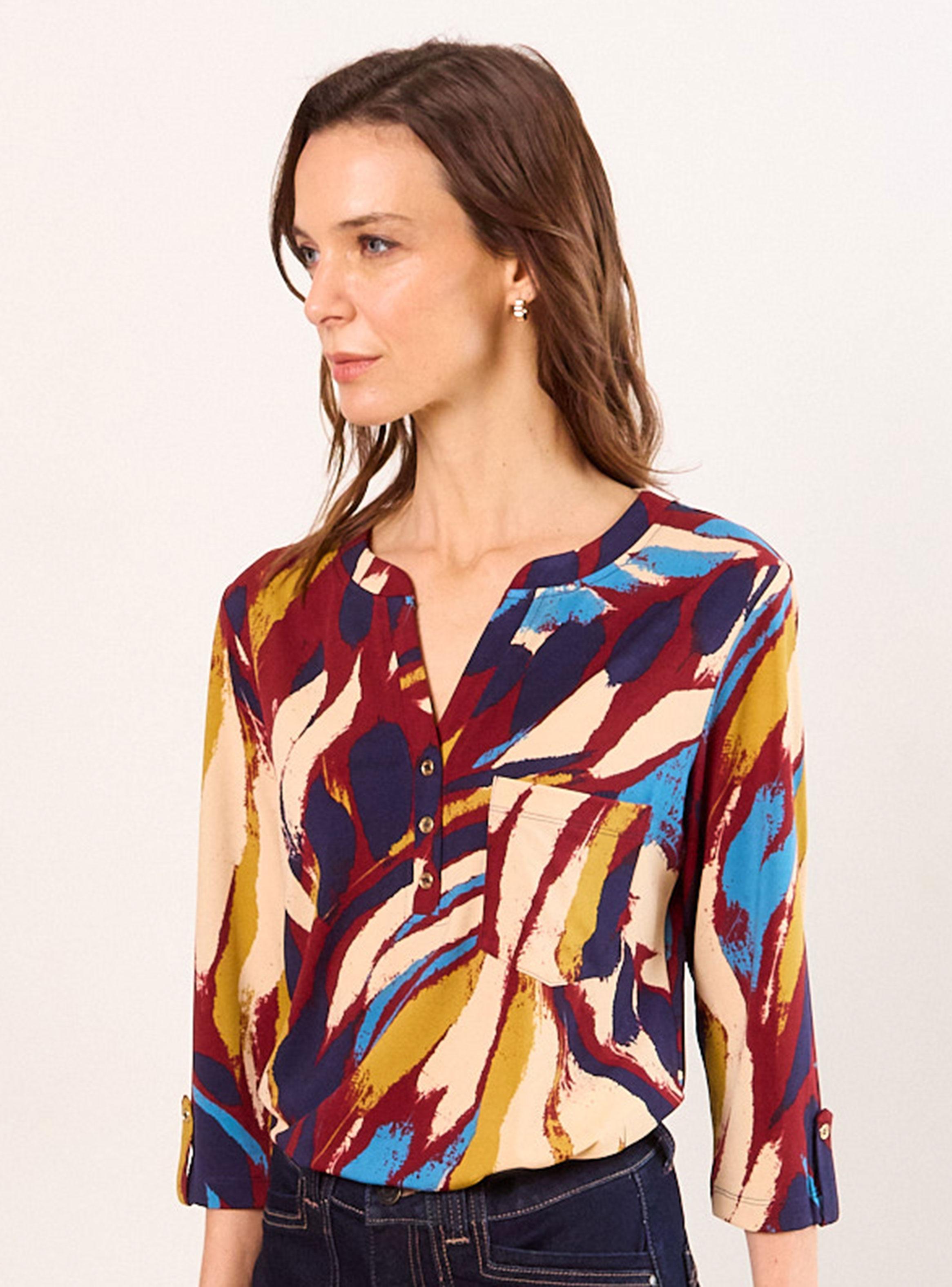 Polera Cuello Mao Estampada-2
